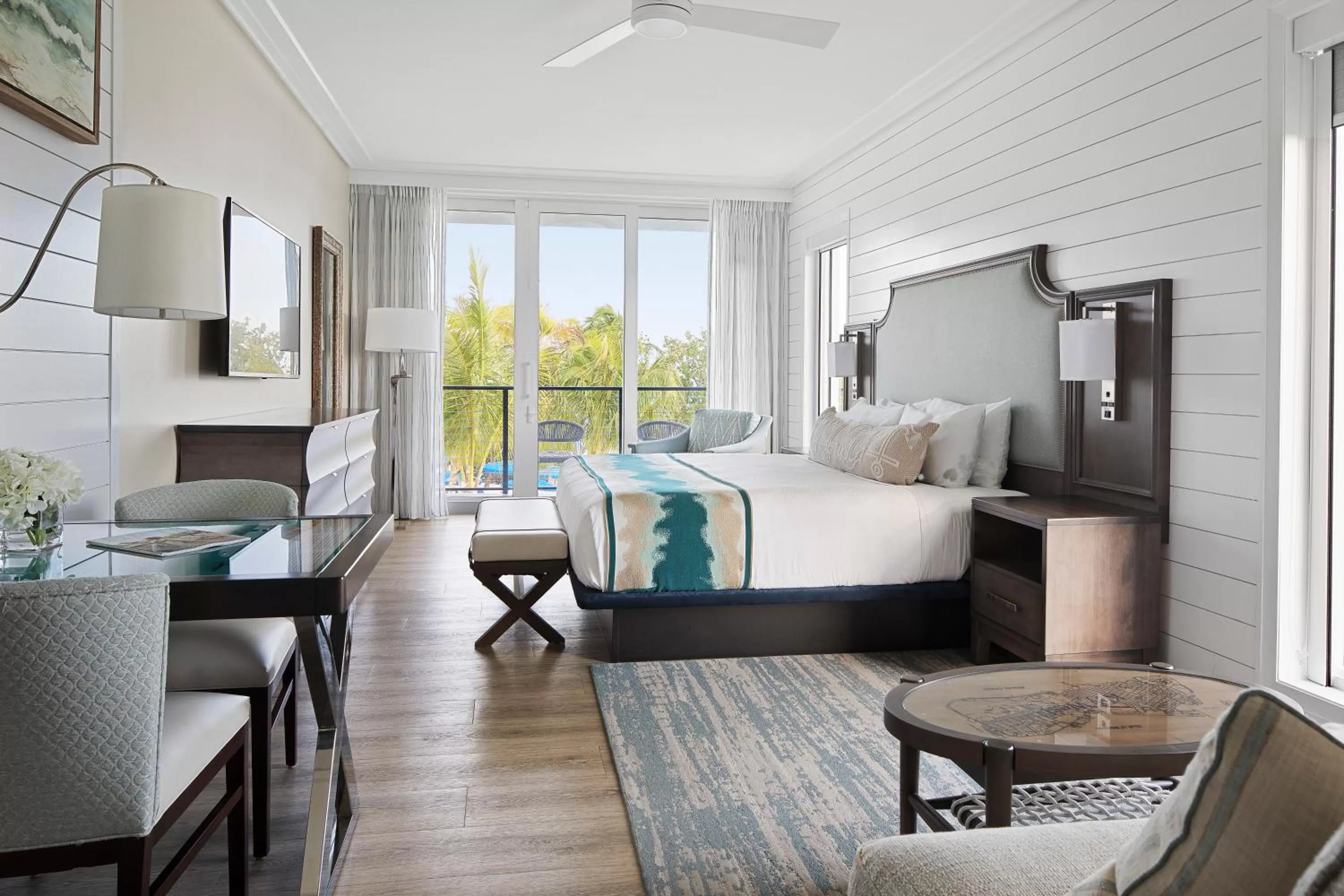 Photo of the whole room, Bed in The Capitana Key West