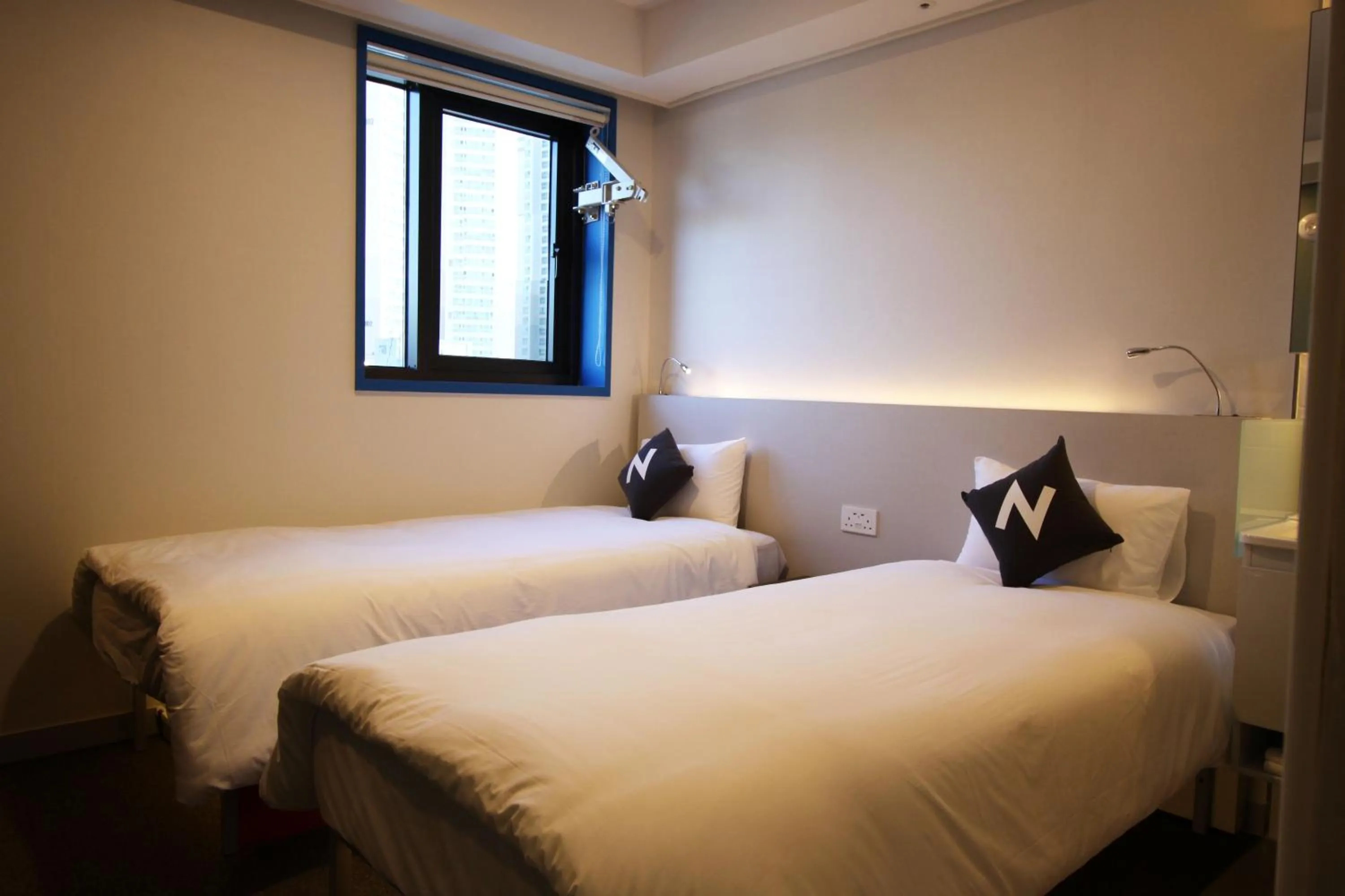 Decorative detail, Bed in Seoul N Hotel Dongdaemun