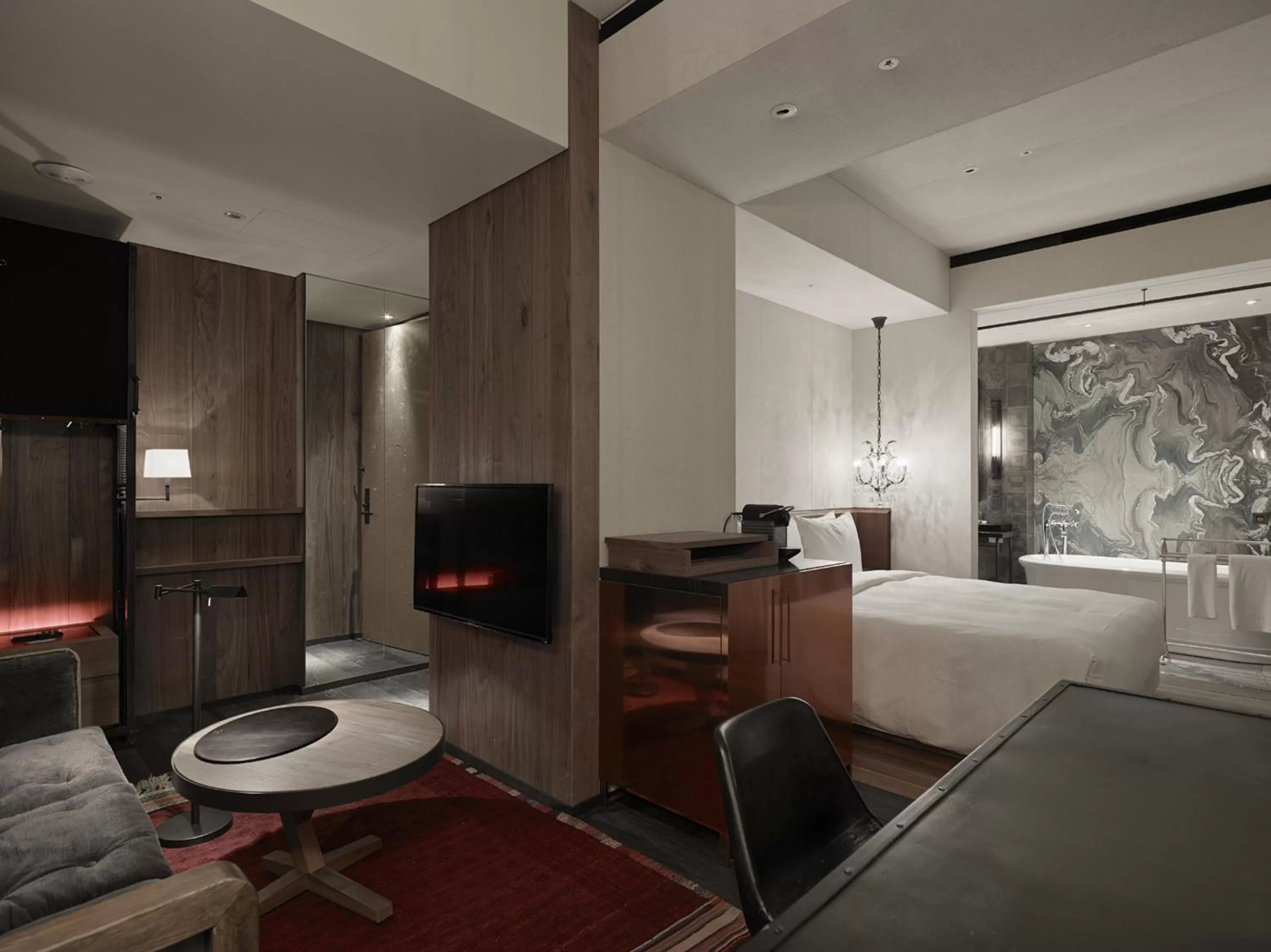 Photo of the whole room, Bed in Hotel Proverbs Taipei