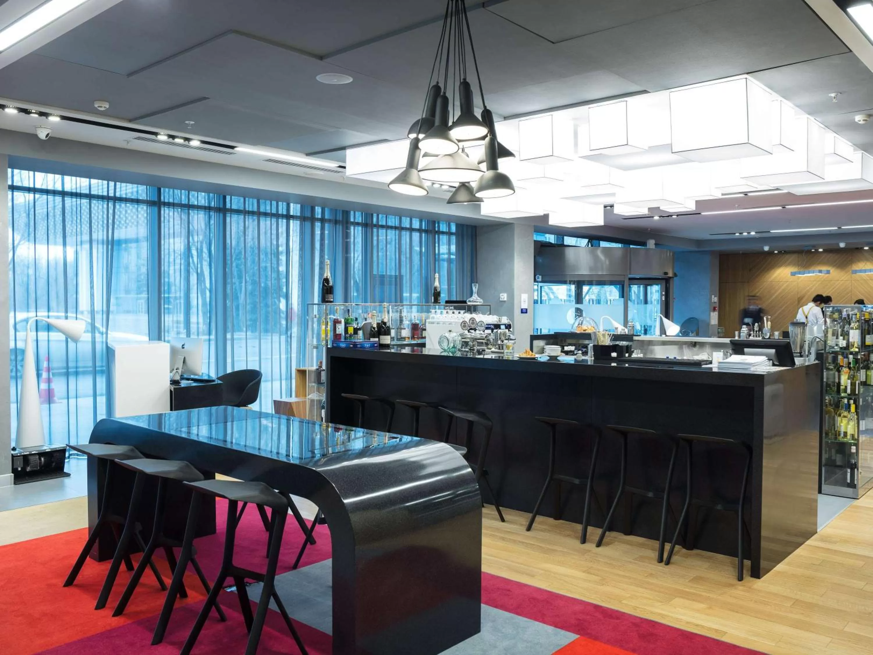 Lounge or bar in Novotel Almaty City Center