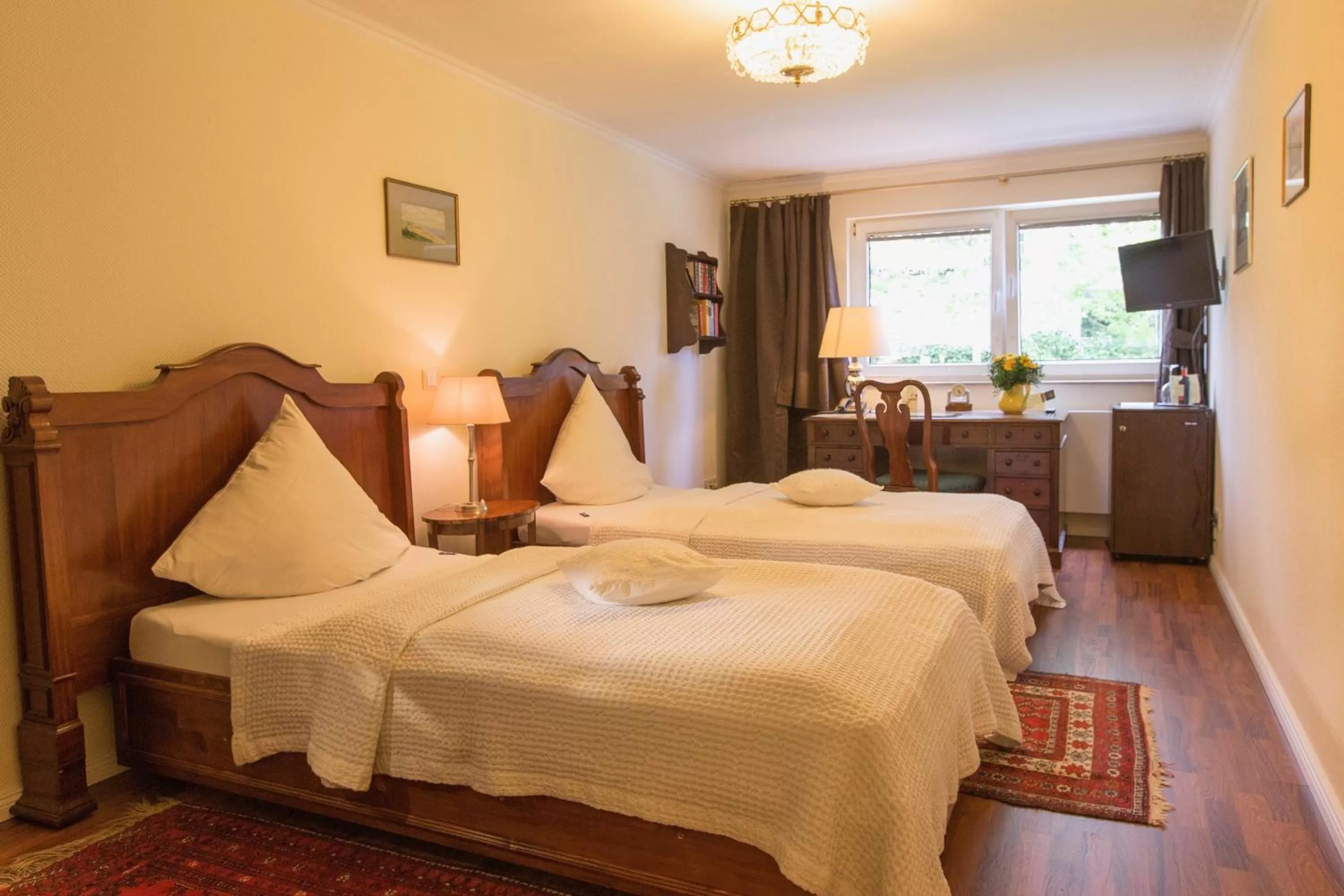 Bed in Hotel Villa Meererbusch