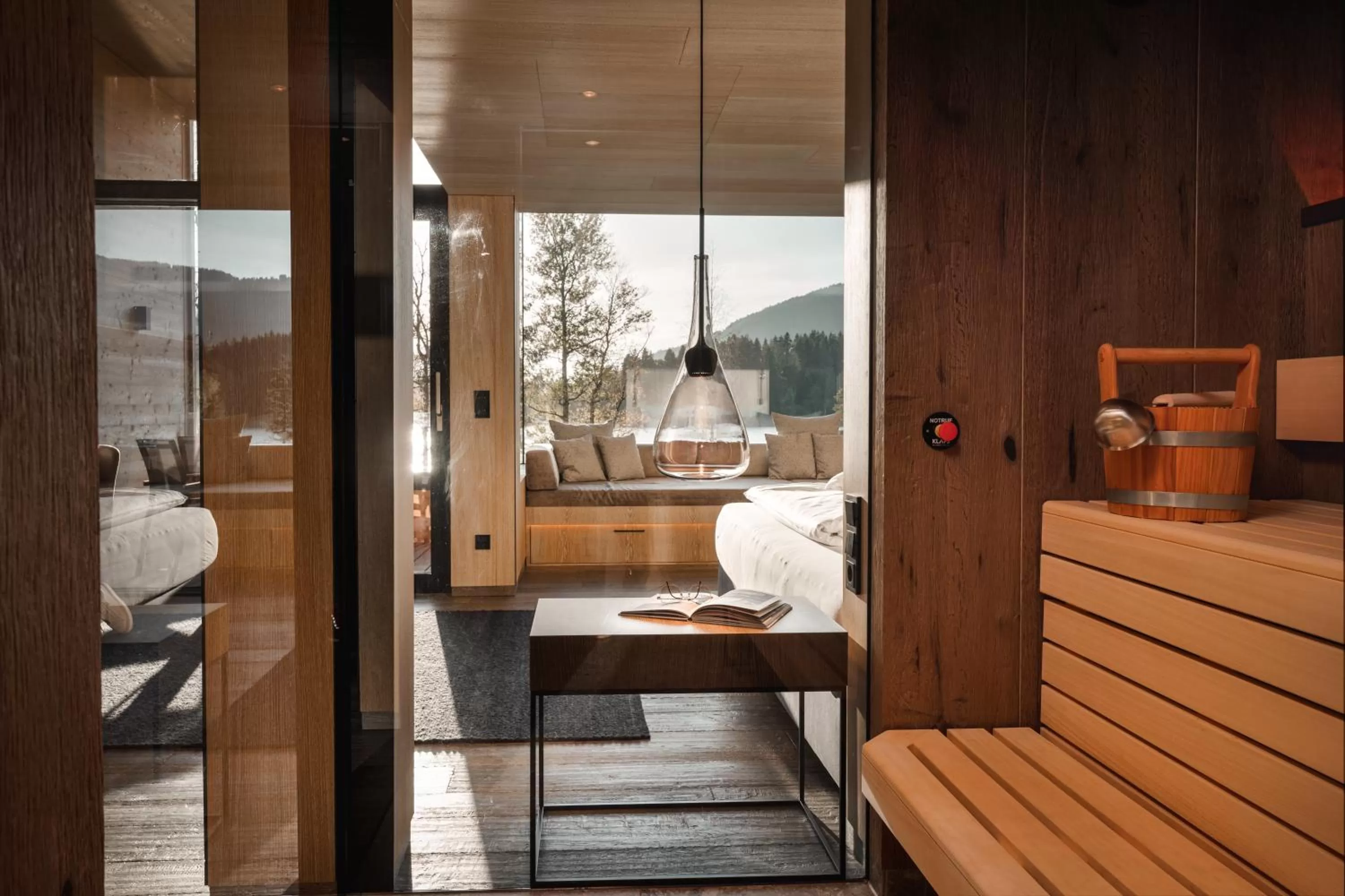 Sauna in Alpenhotel Kitzbühel am Schwarzsee - 4 Sterne Superior