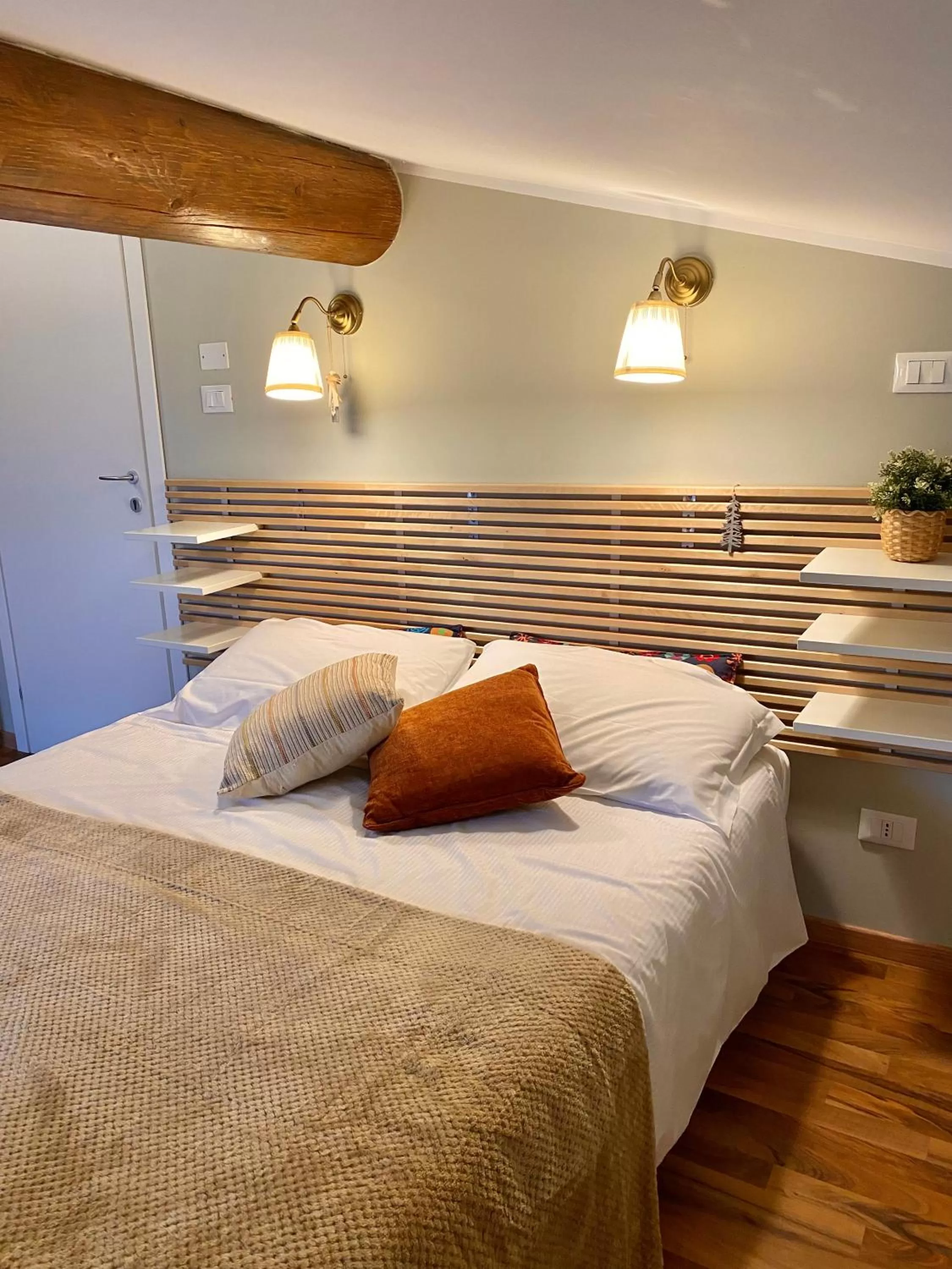 Bed in La Casa Di Campagna Sul Garda