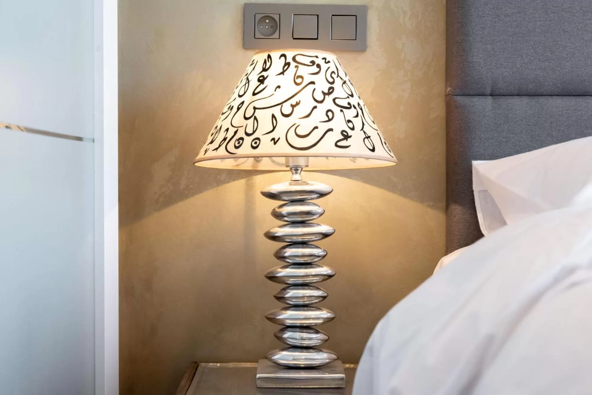 Decorative detail, Bed in Ryad Mogador Liège