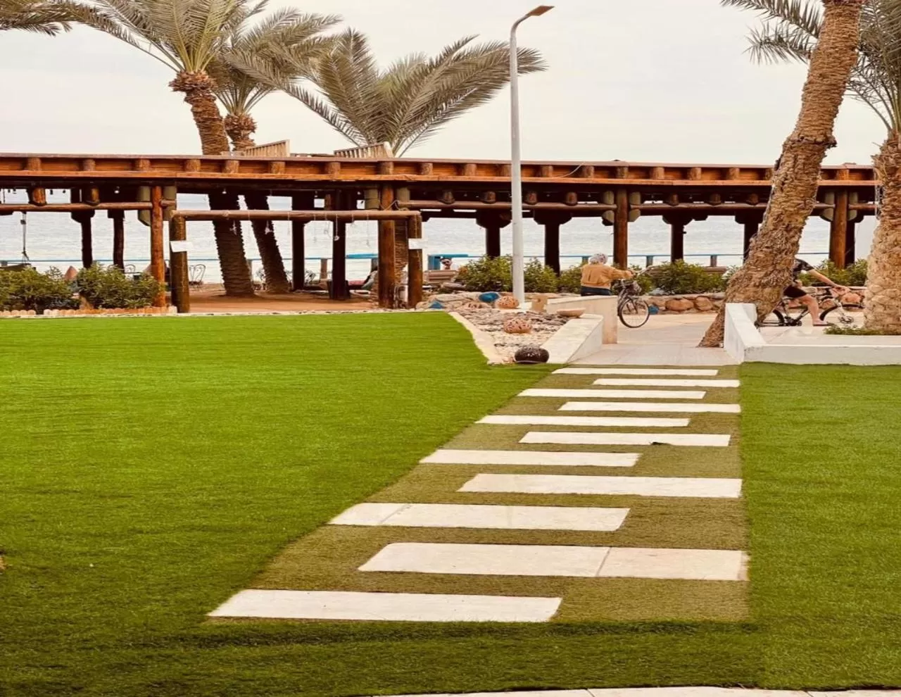 Garden in Penguin Village Dahab