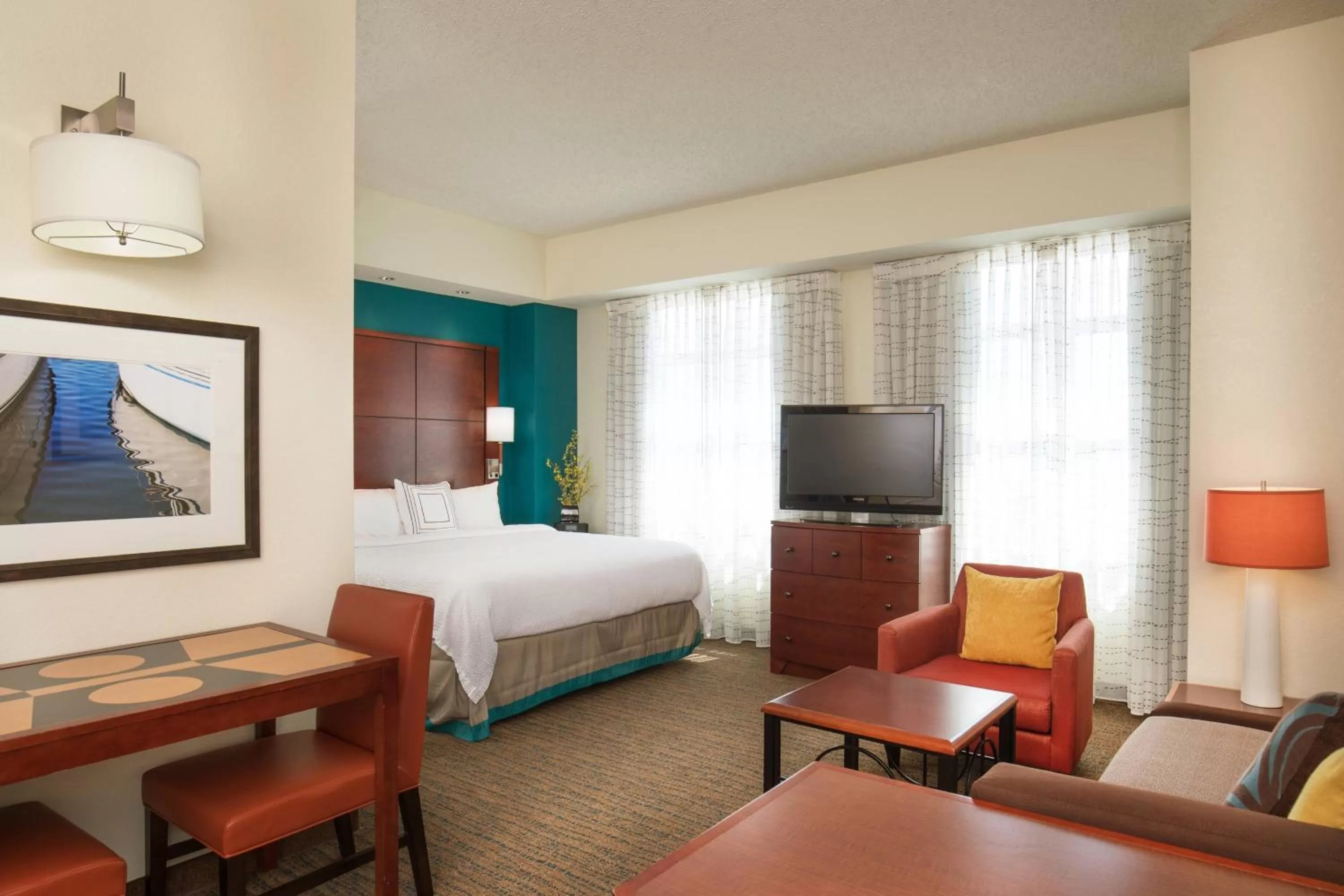 Bedroom, Bed in Residence Inn by Marriott Portland Downtown Waterfront