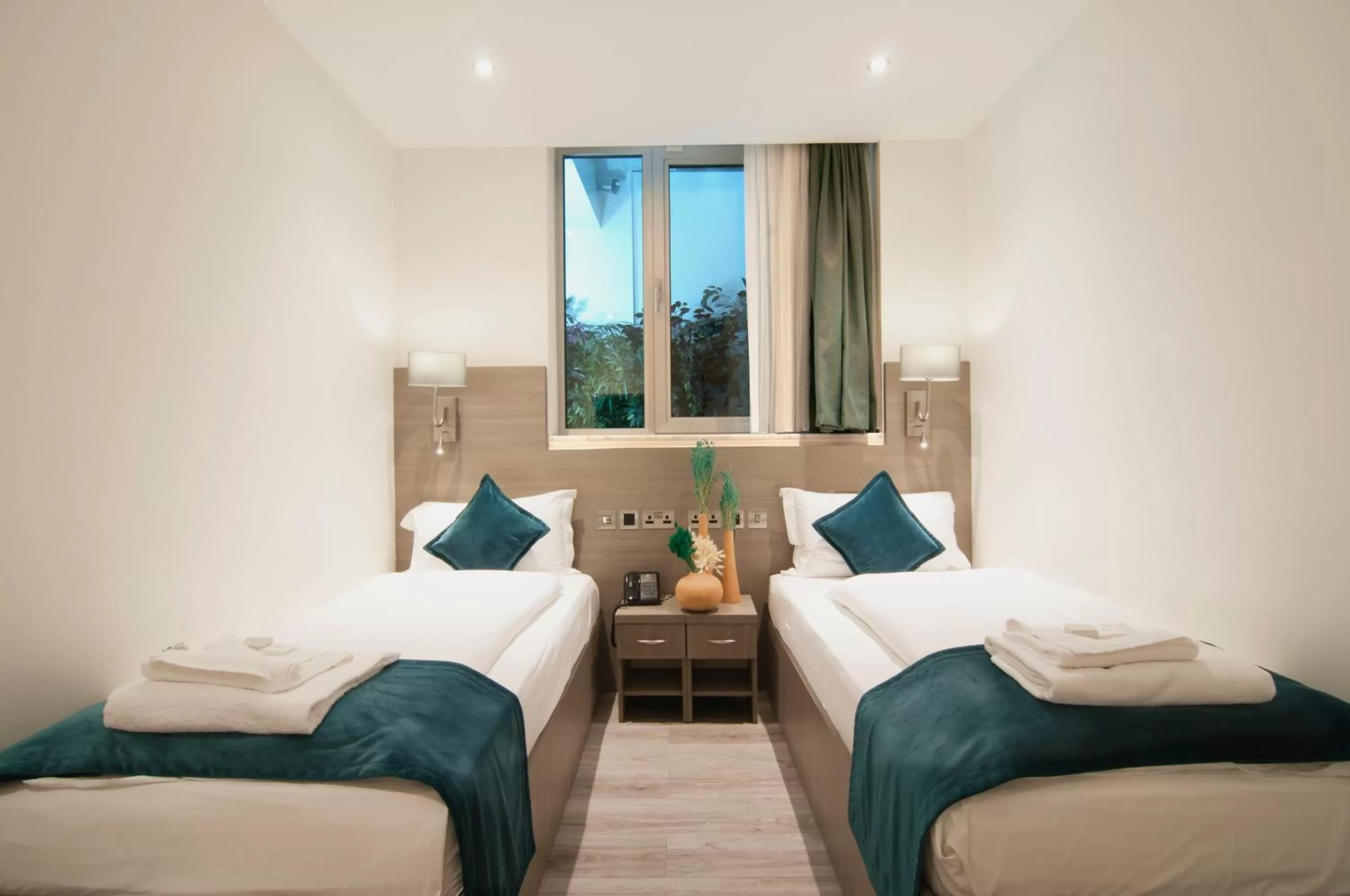 Bed in The Lion & Key Hotel