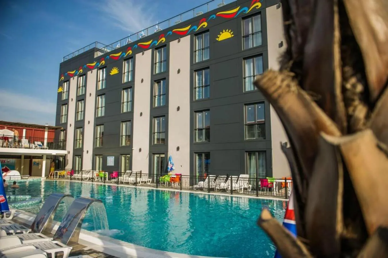 Property building in Garni Hotel Hollywoodland Wellness & Aquapark