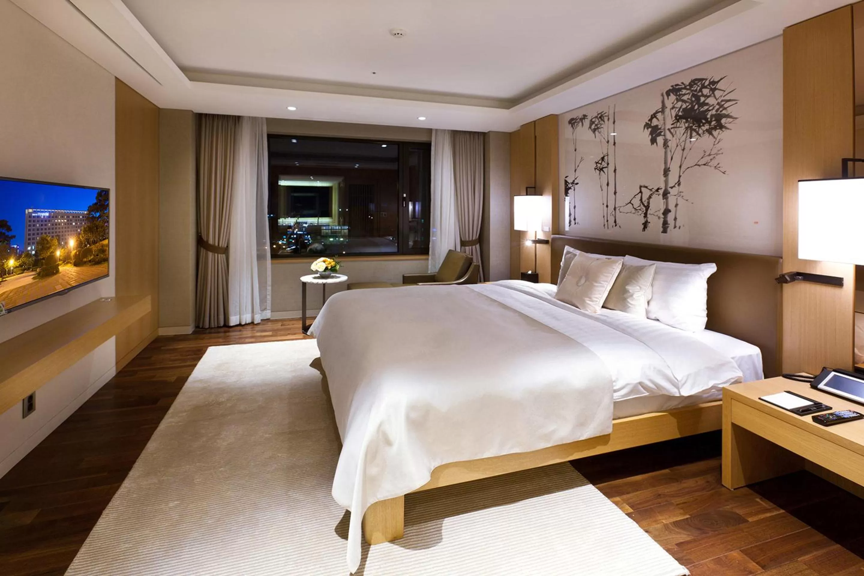 Bedroom, Bed in Hotel Hyundai by Lahan Ulsan