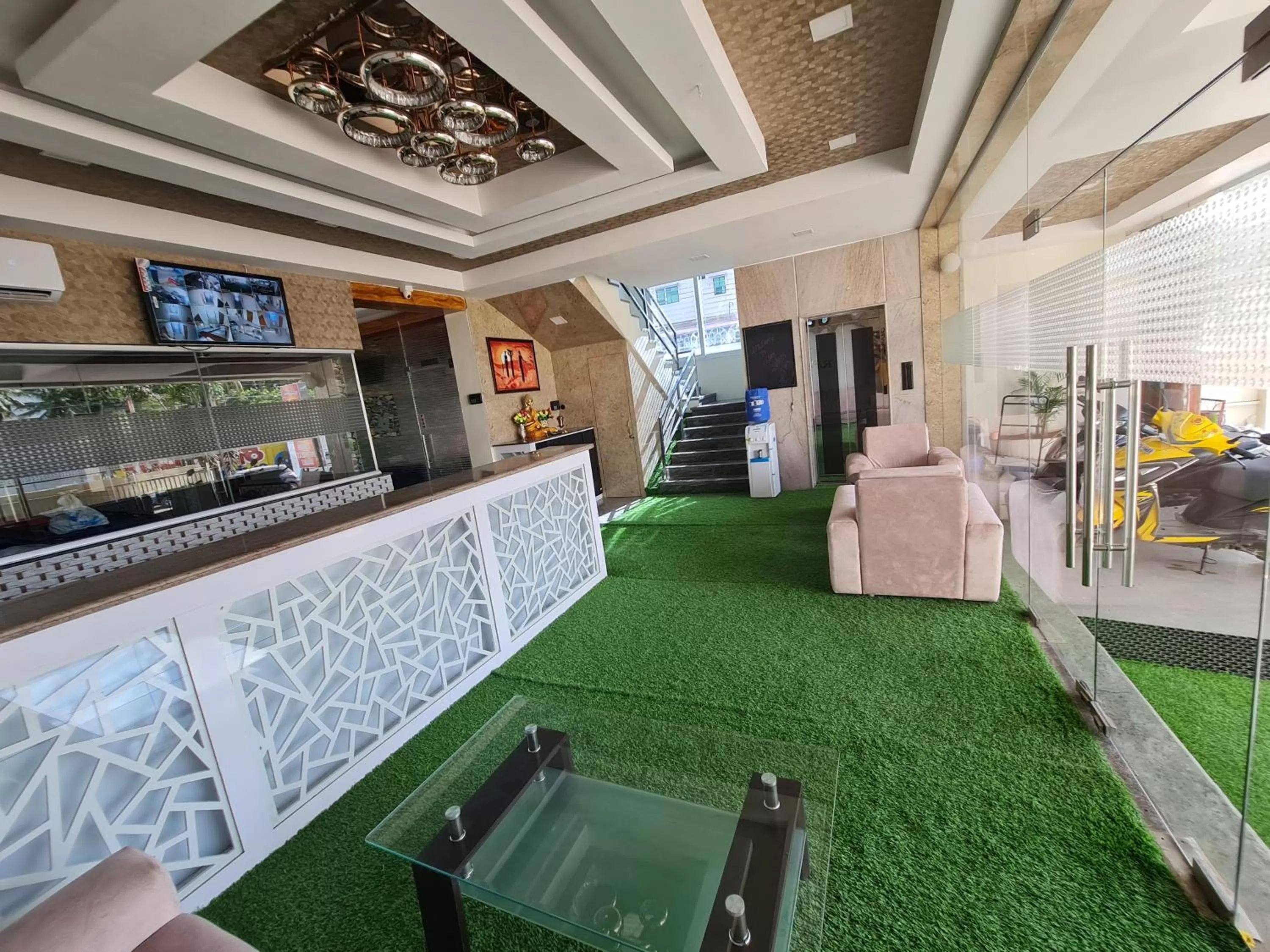 Lobby or reception in Vijay Shree Inn