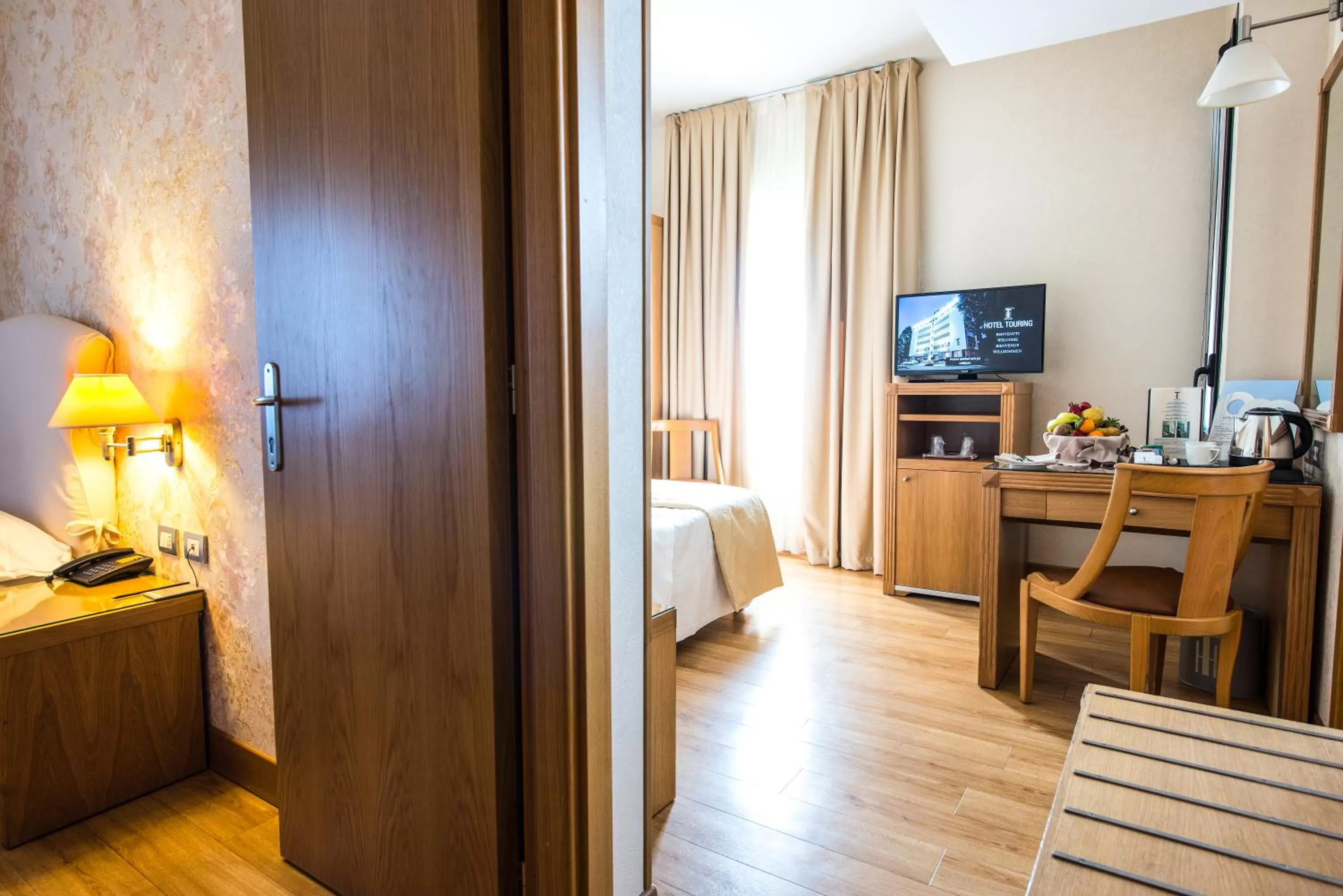 Bed in Hotel Touring