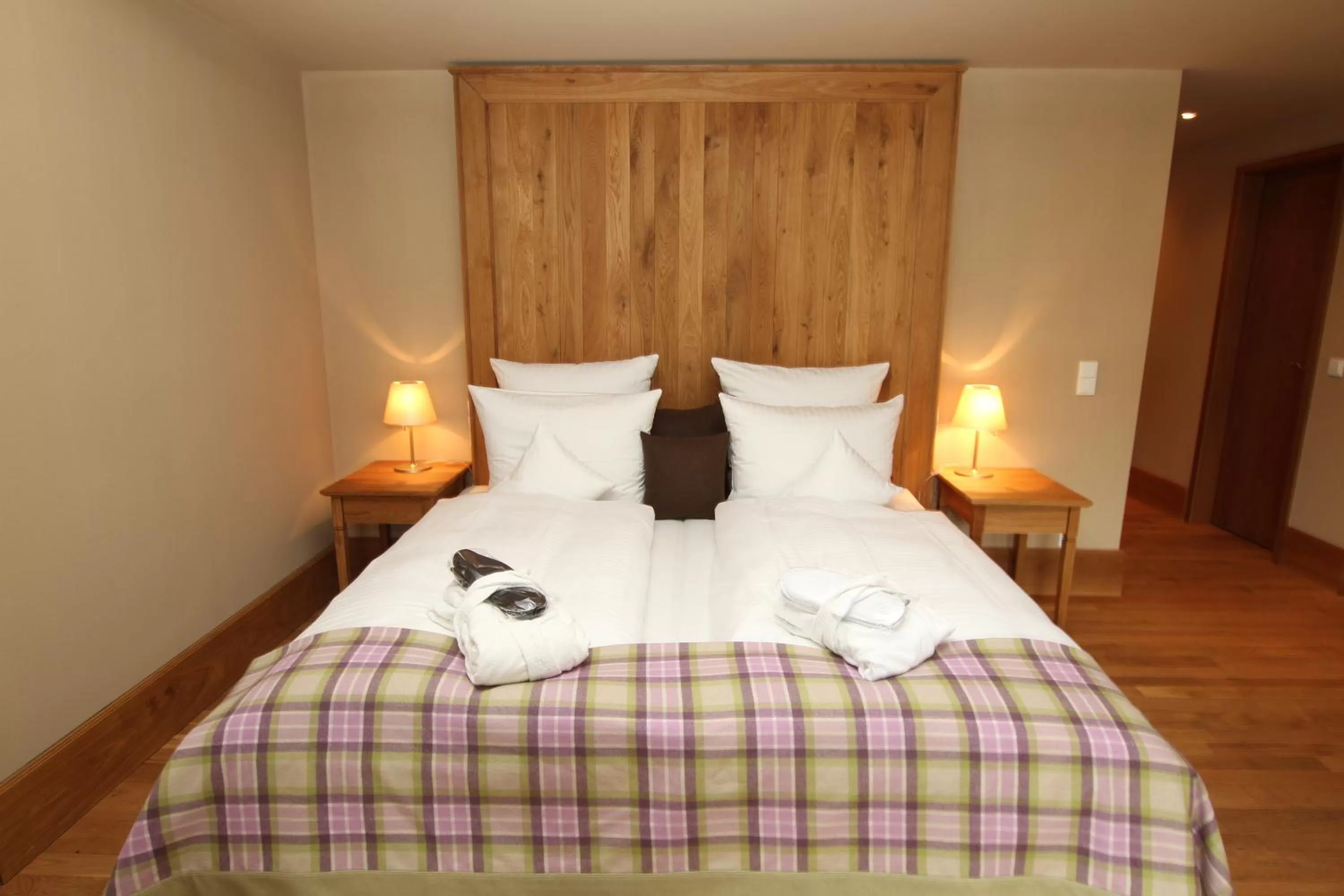 Bed in Hotel Rimberg