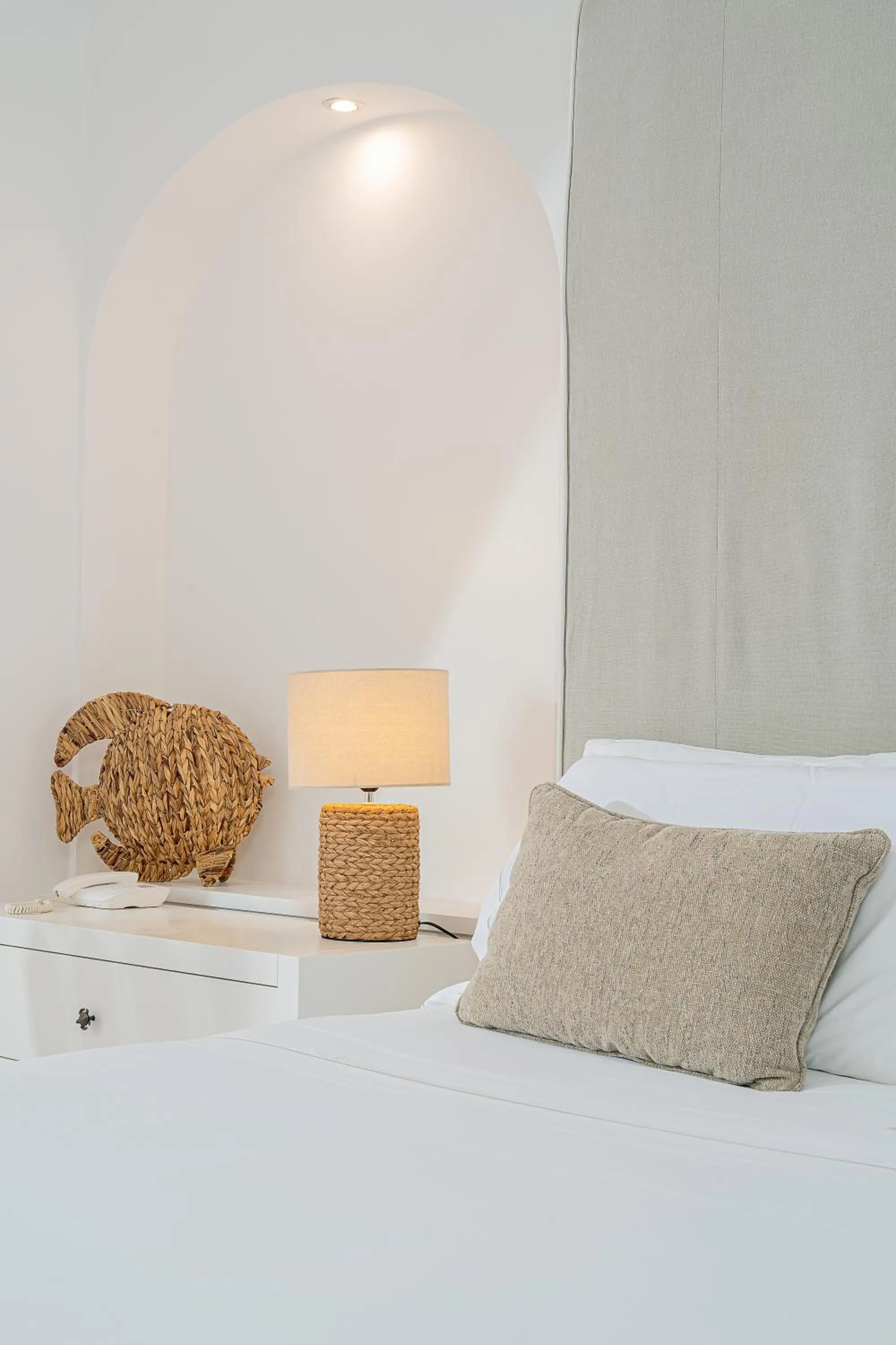 Decorative detail, Bed in Hotel Belair