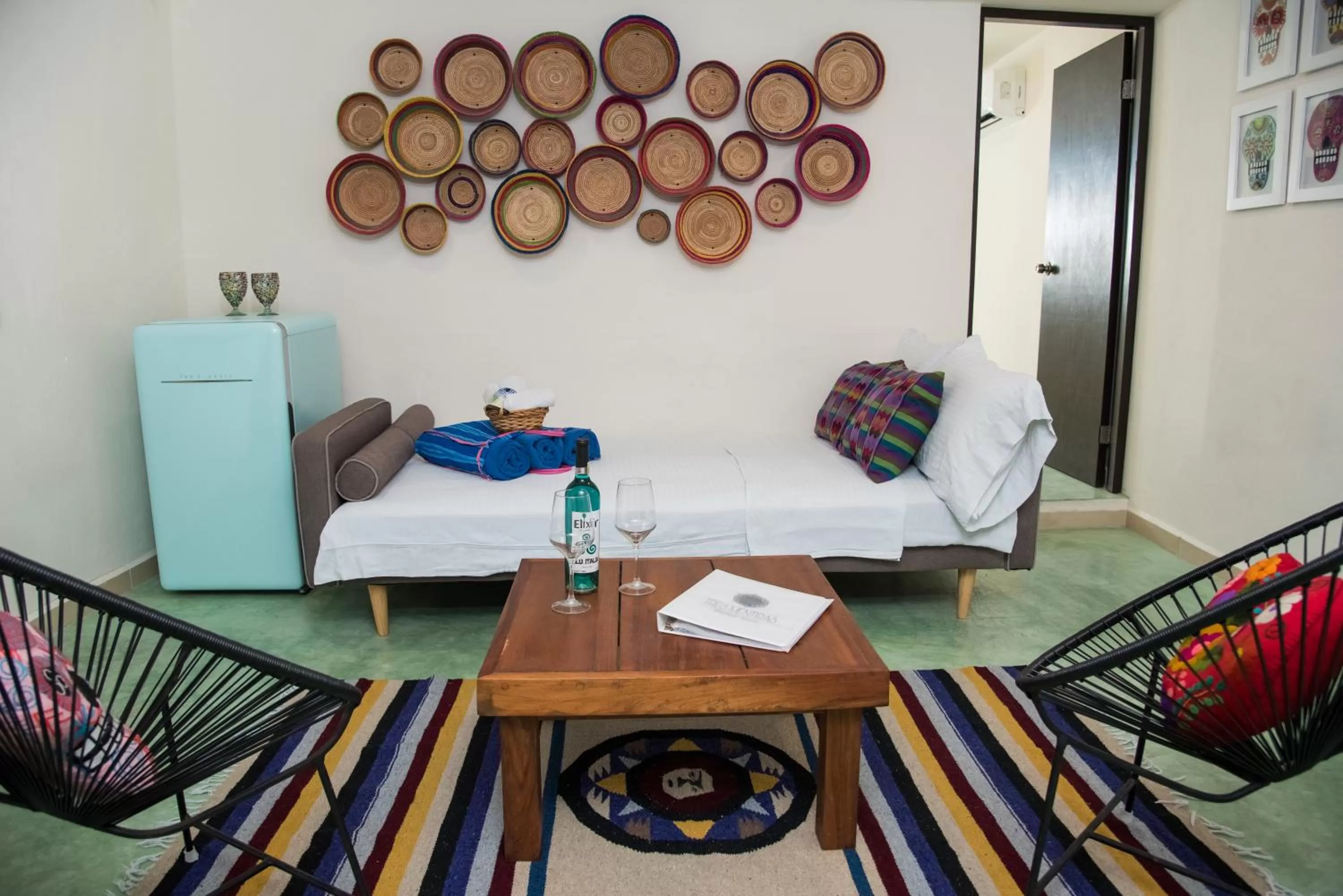 Seating Area in Hidalgo Boutique Rooms