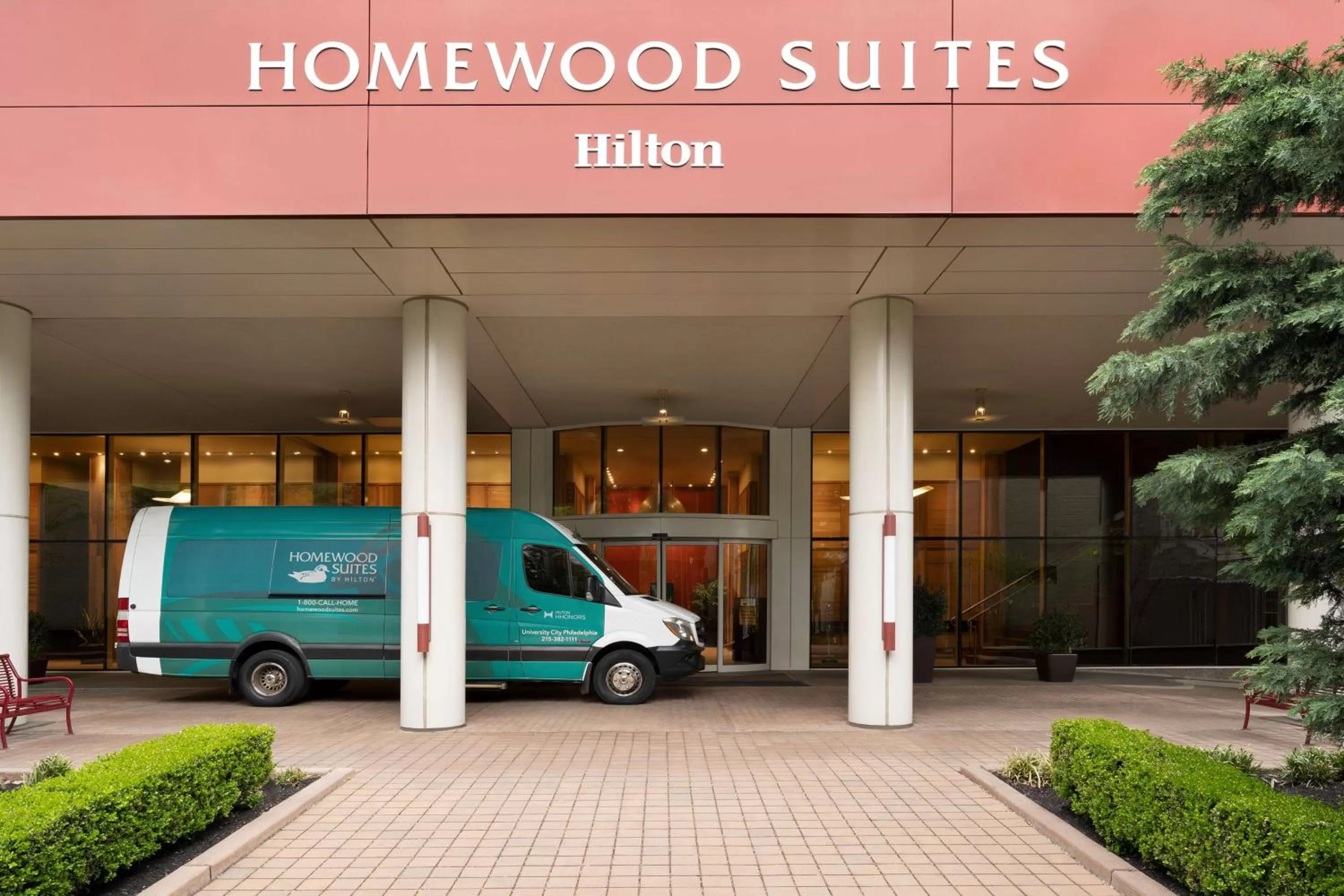Property building in Homewood Suites University City Philadelphia