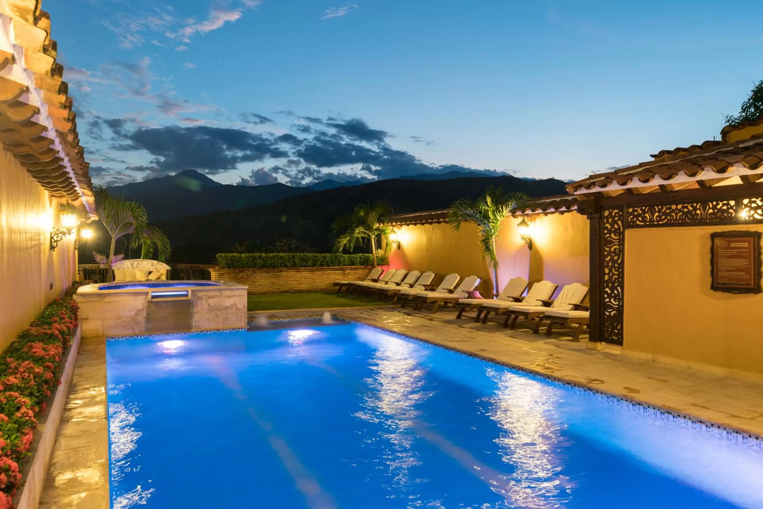 Swimming Pool in Nueva Granada Hotel Colonial -Centro Histórico-