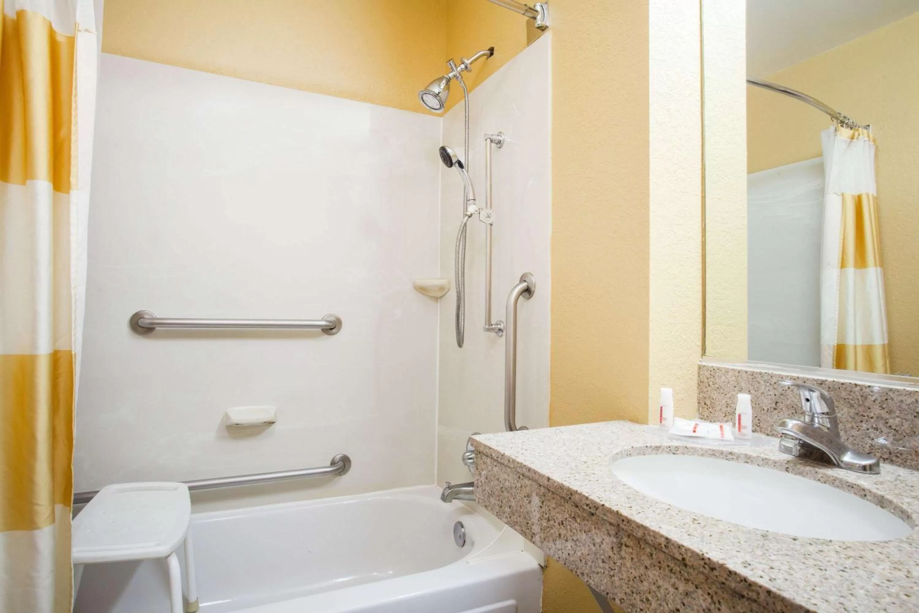 Shower in Baymont by Wyndham Madison Heights Detroit Area