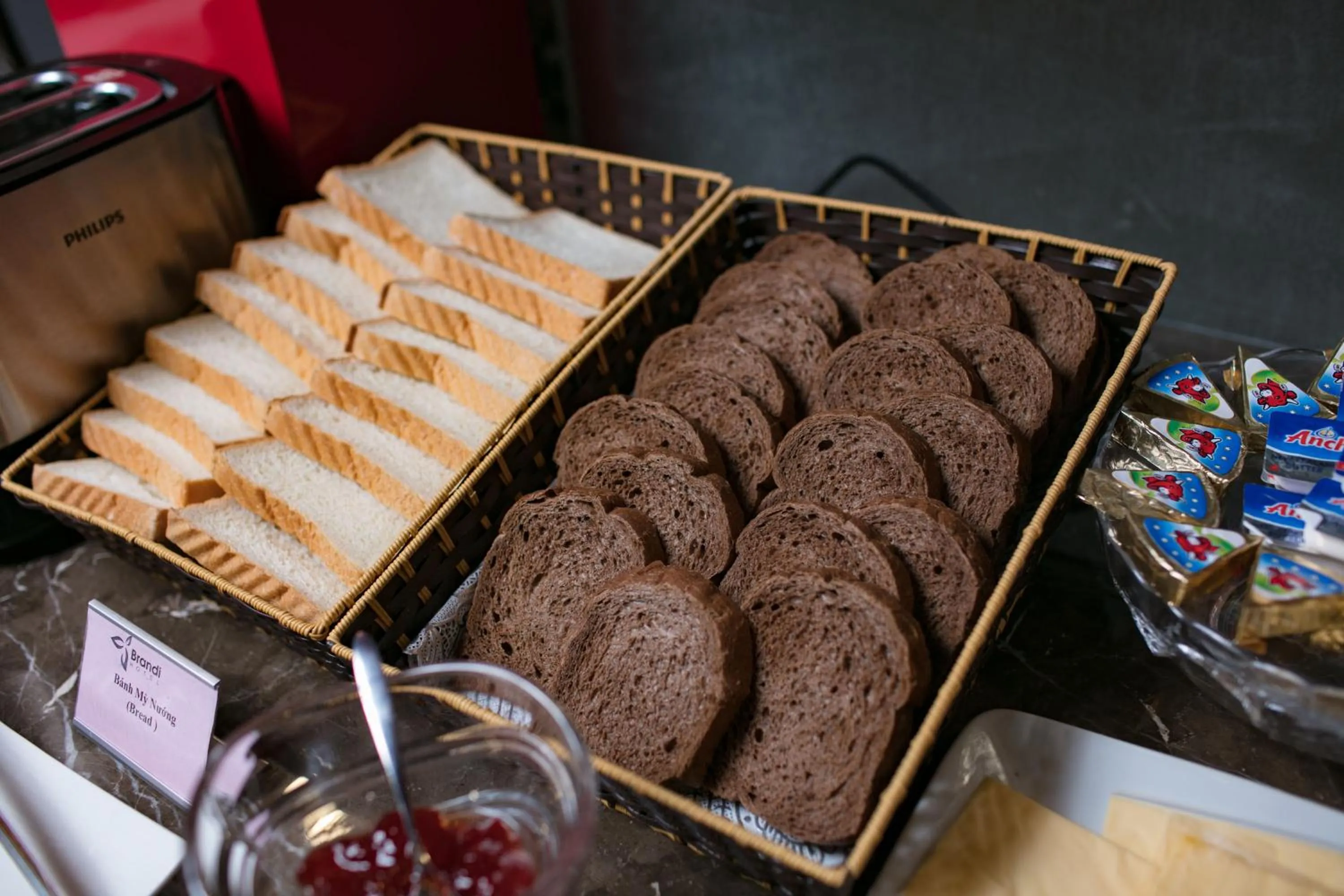 Buffet breakfast in Brandi Fuji Hotel