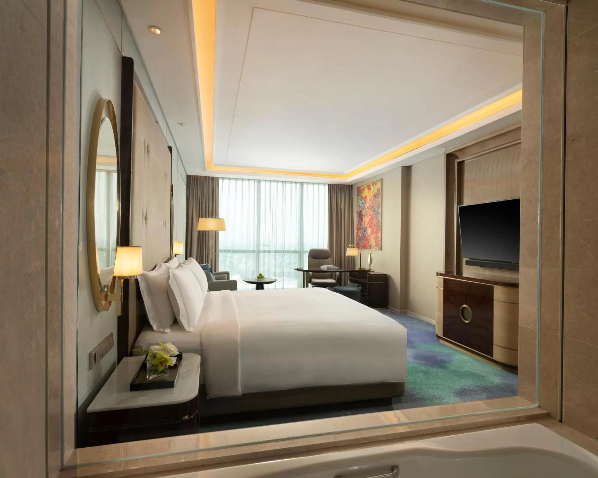 Photo of the whole room, Bed in InterContinental Hotels Jakarta Pondok Indah by IHG