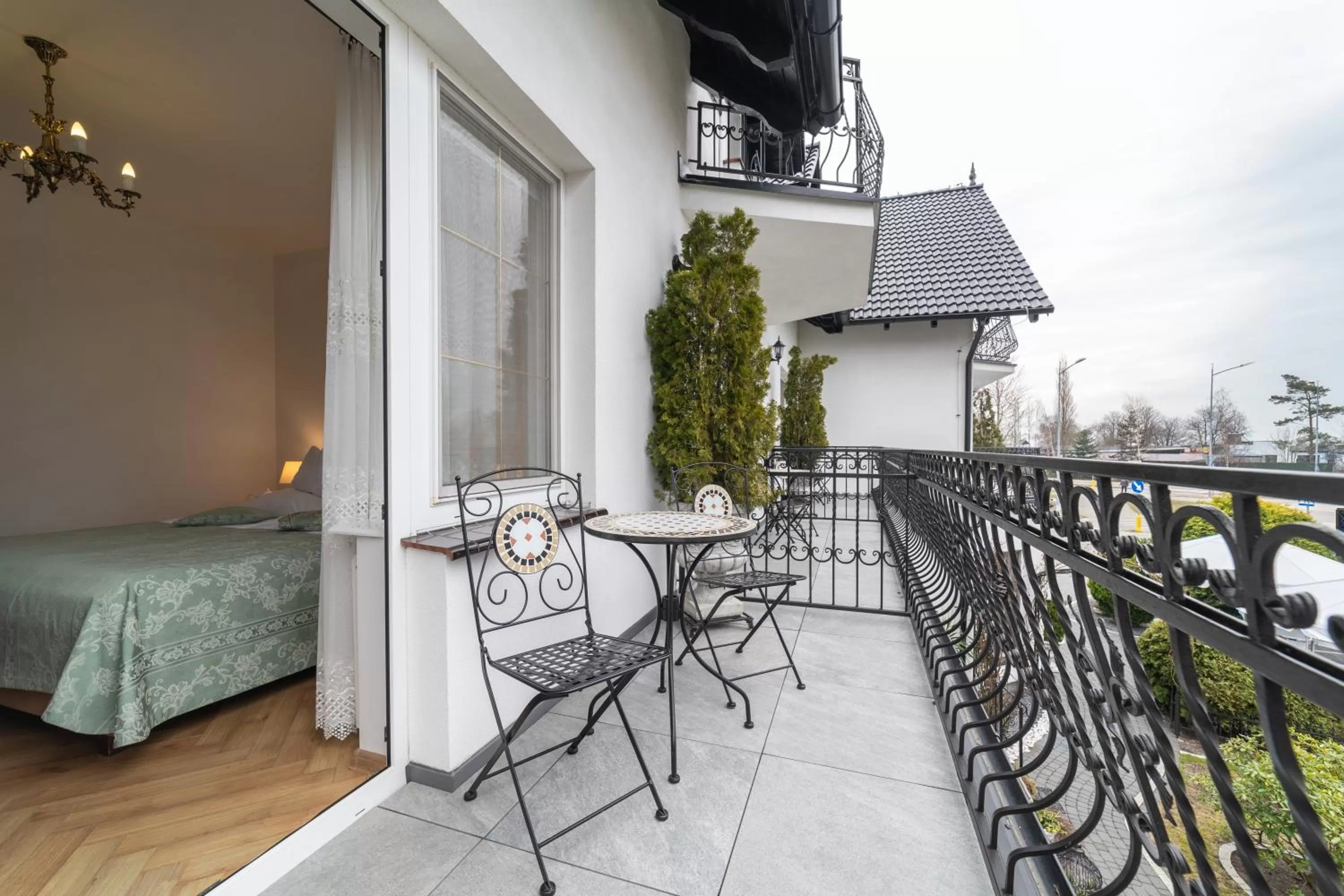 Balcony/Terrace in Pensjonat & Restauracja Admirał