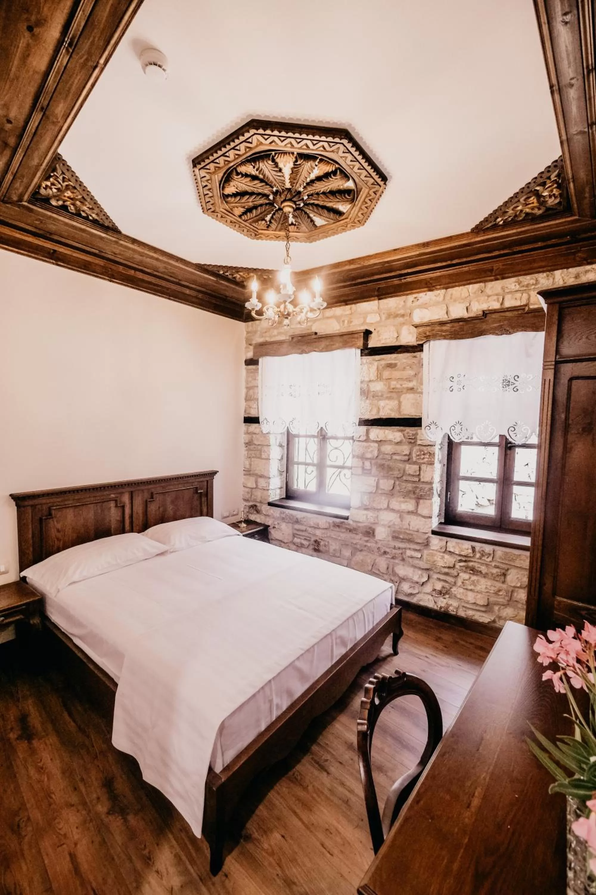 Bed in Beratino Hotel