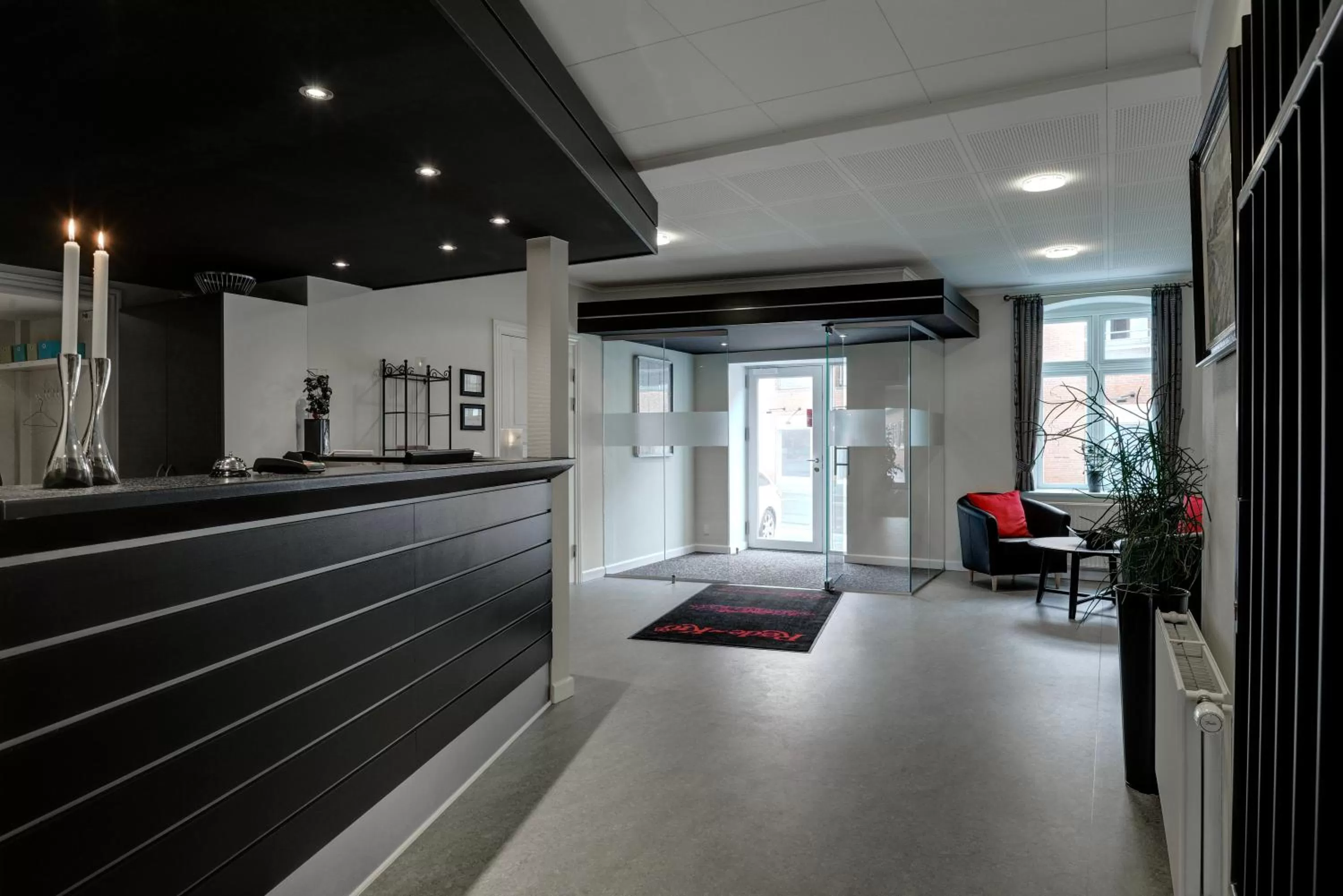 Lobby or reception in Hotel Røde-Kro