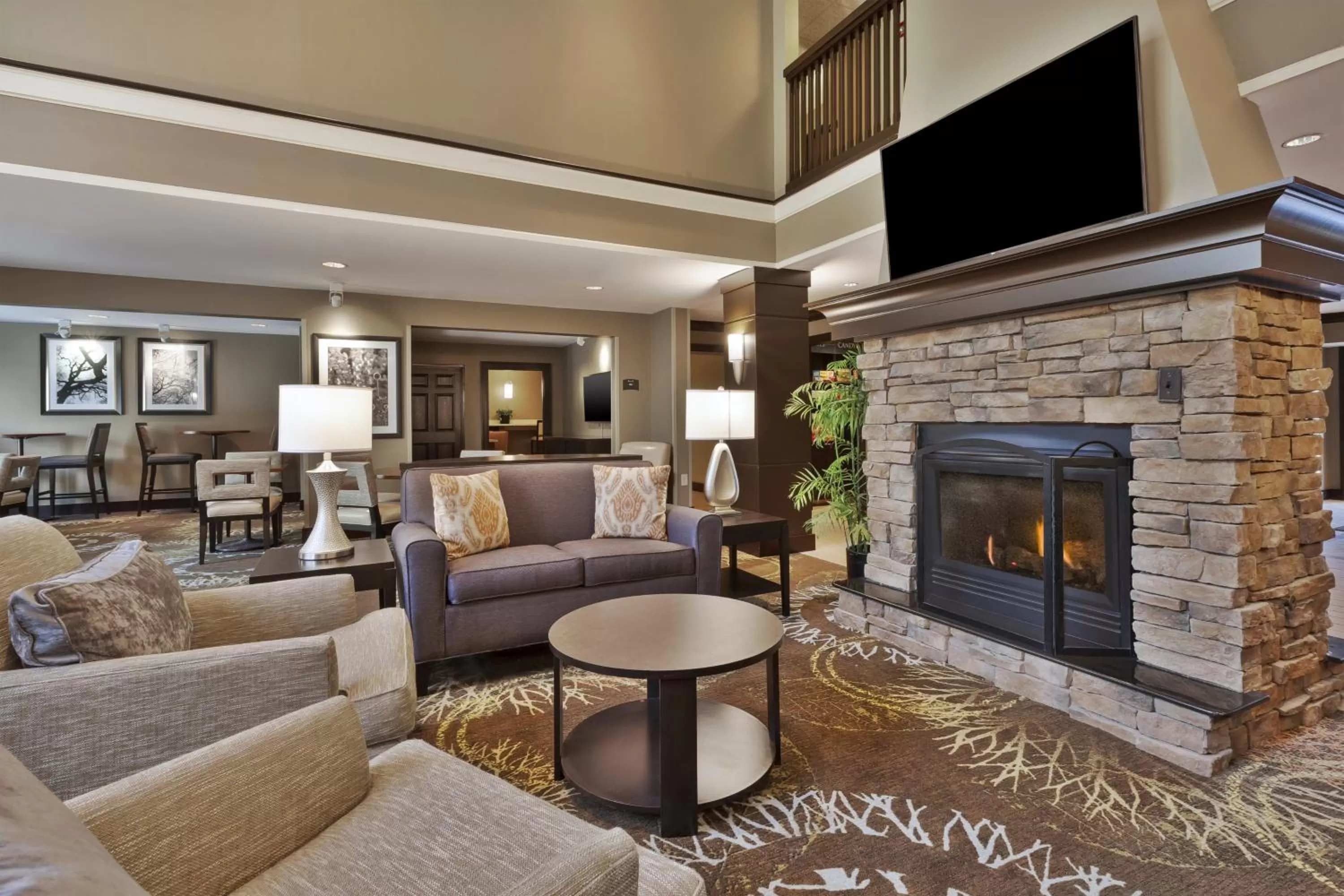 Lobby or reception in Staybridge Suites Detroit-Utica by IHG