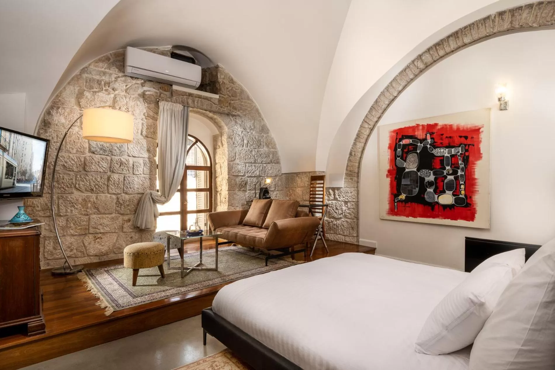 Living room, Bed in Alegra Boutique Hotel