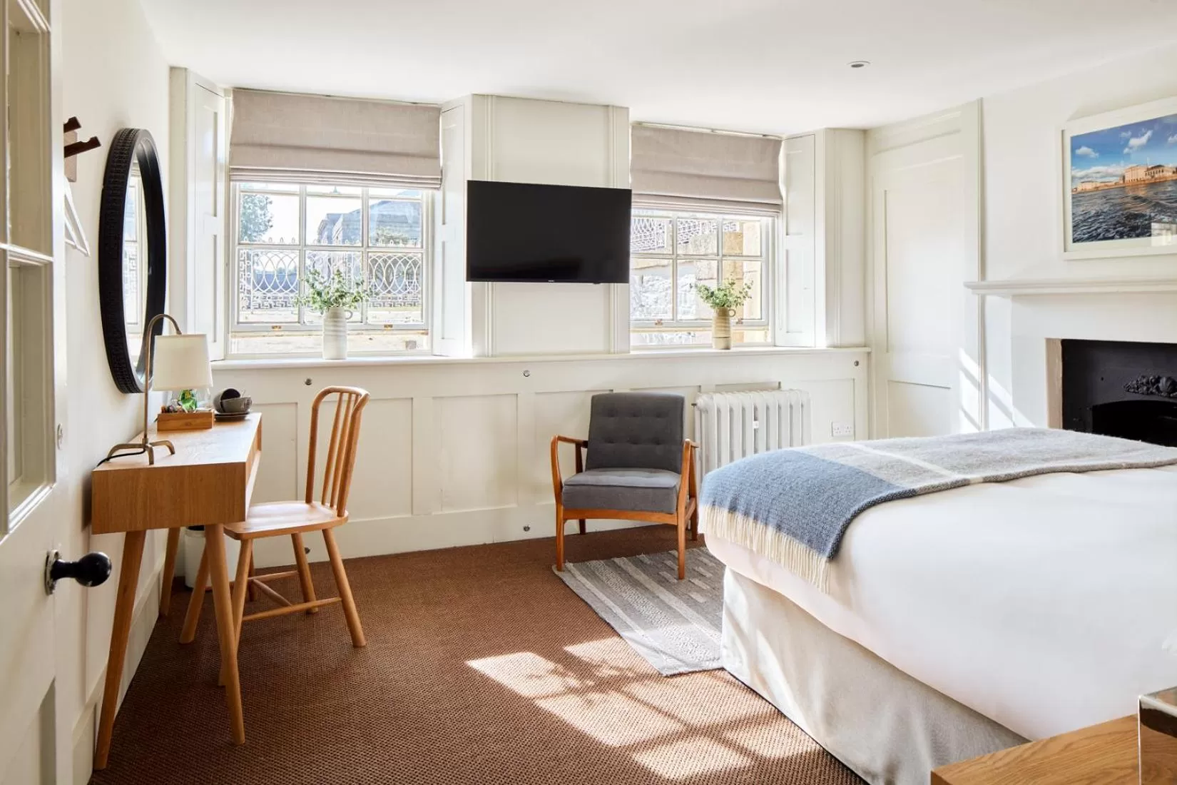 Bedroom, Bed in Admiral's House by Maison Pierre