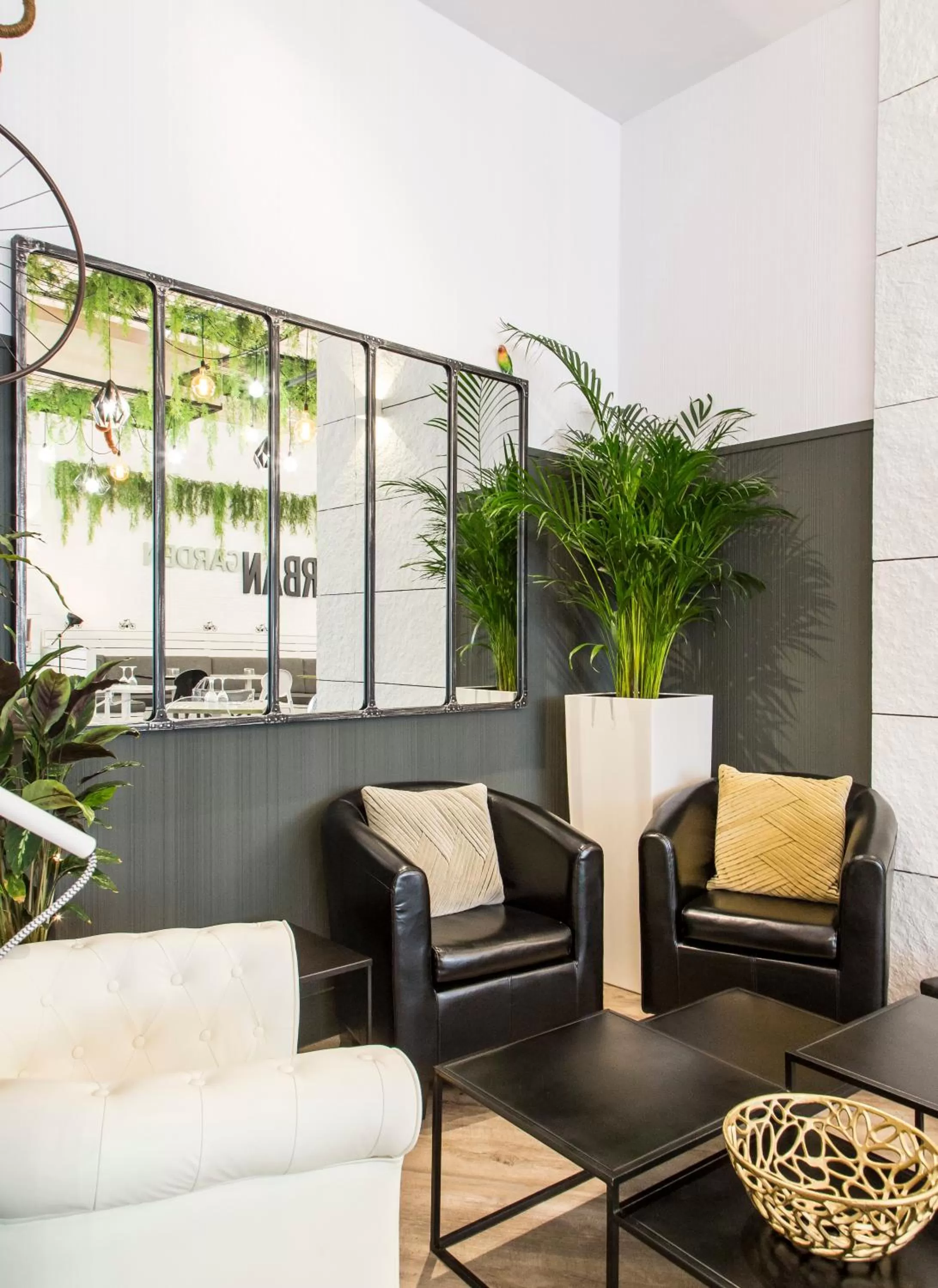 Seating area in Clement Barajas