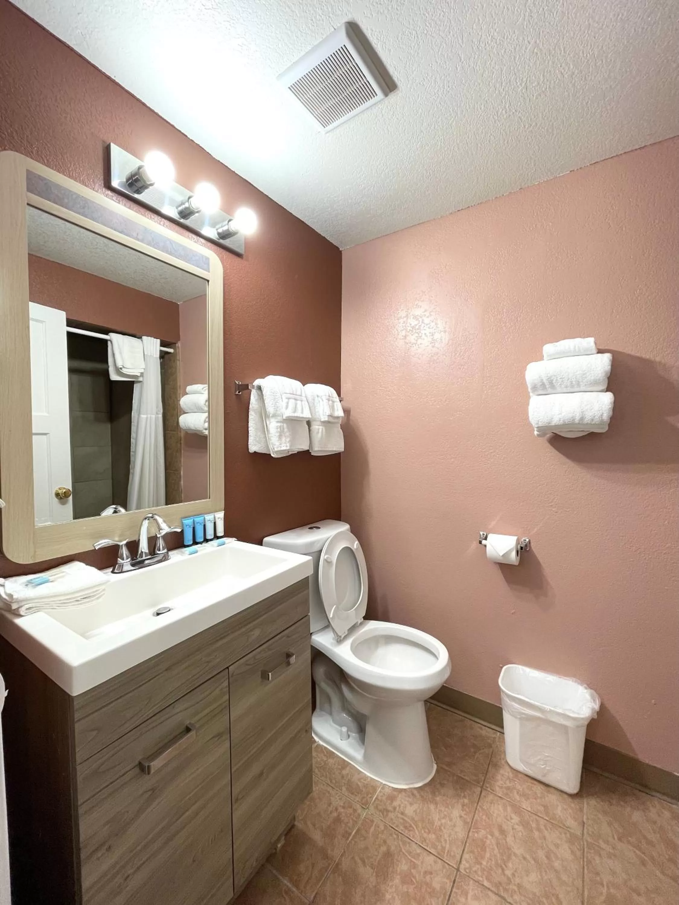 Bathroom in Annie Oakley Motel Oakley