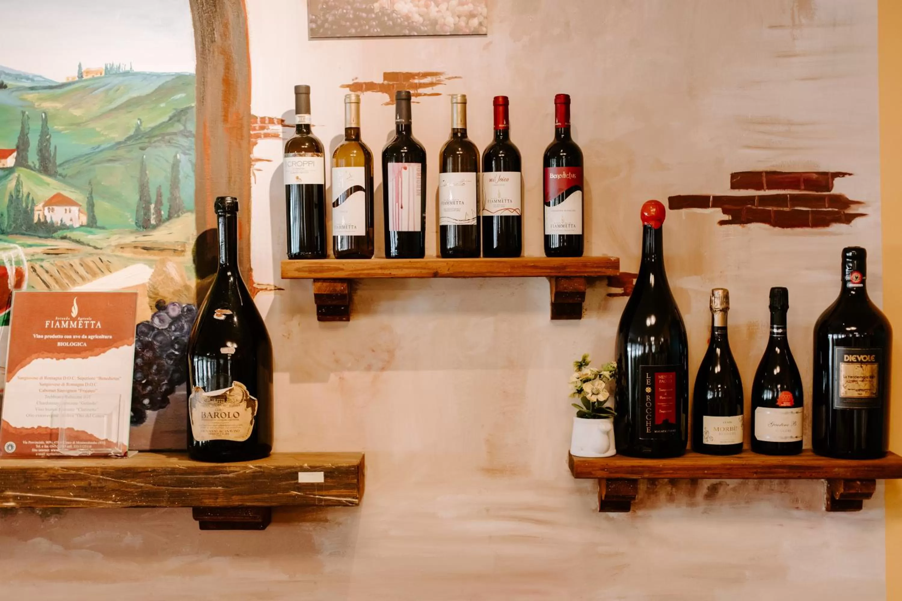 Alcoholic drinks in Hotel Villa Claudia