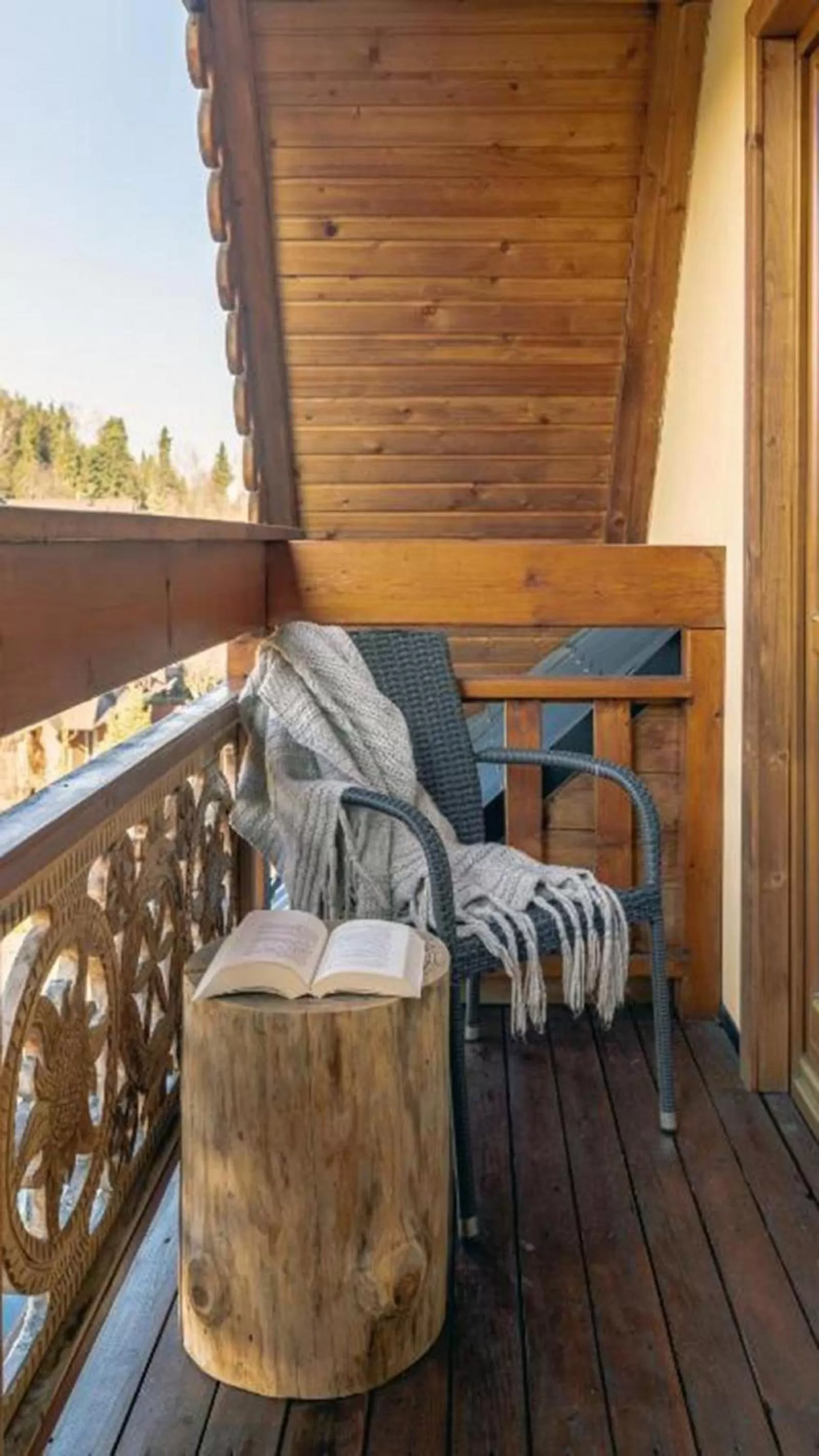 Balcony/Terrace in Chata u Bronka