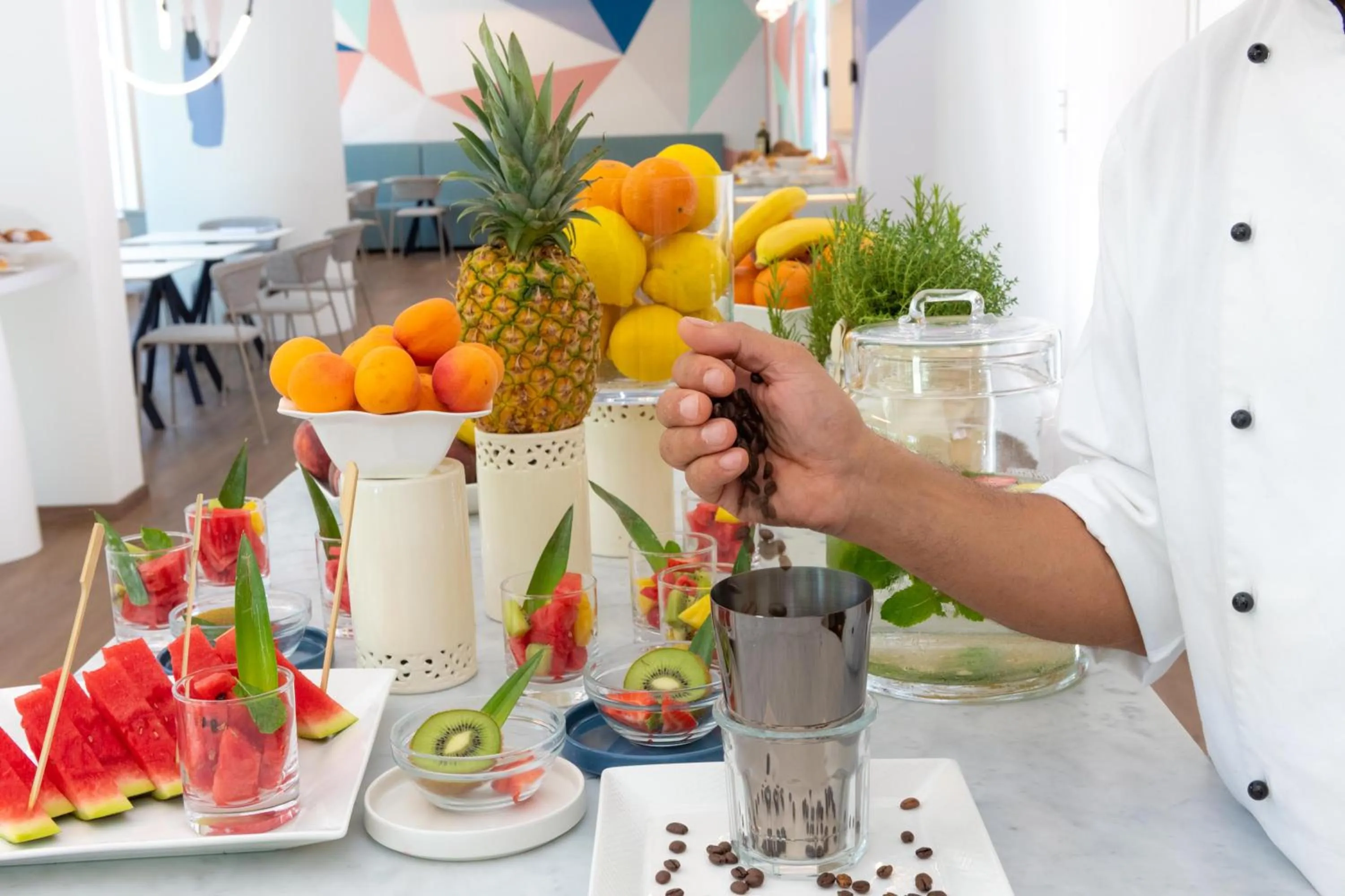 Food and drinks in Amarina Hotel