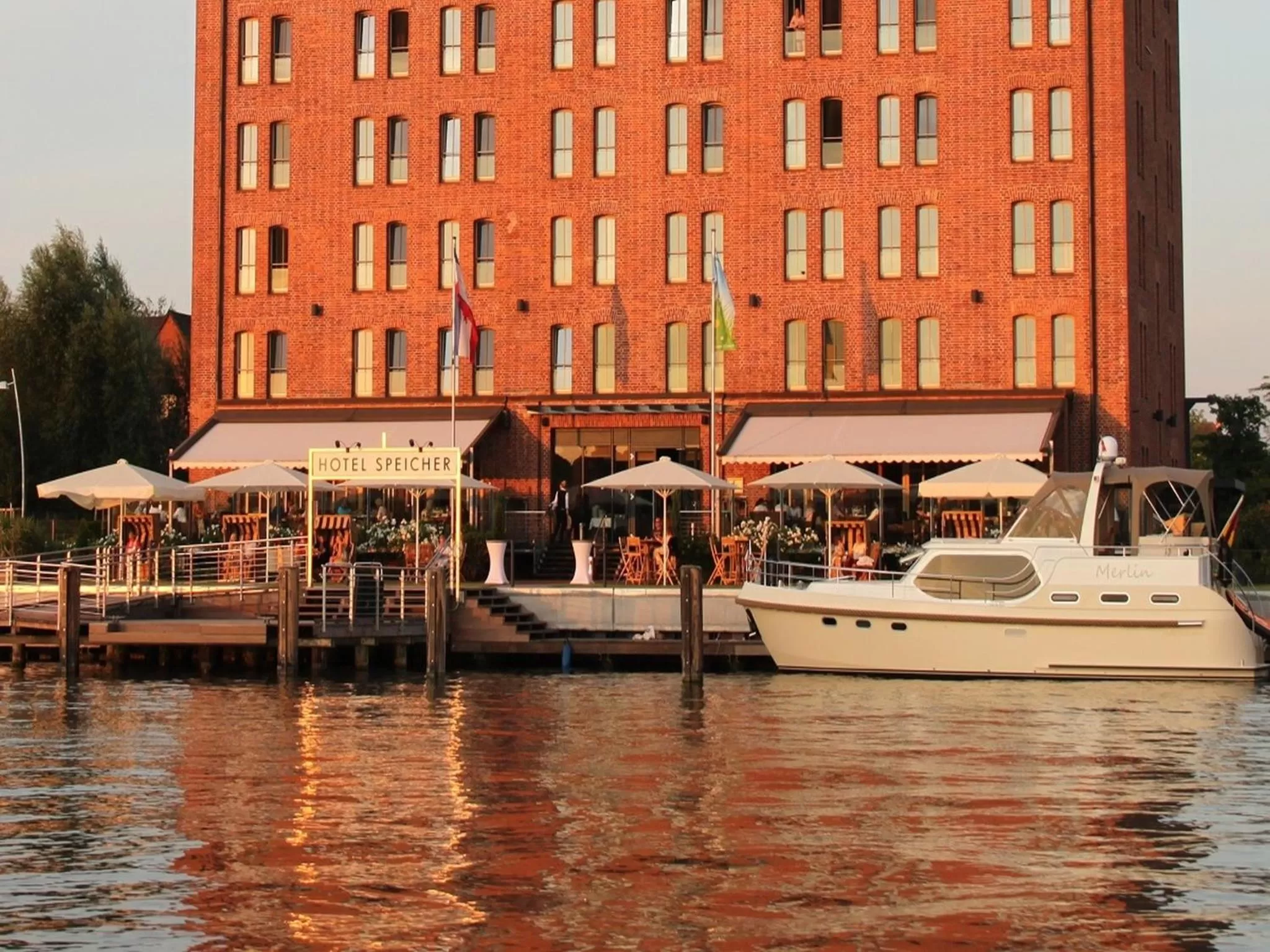 Property building in Hotel Speicher am Ziegelsee
