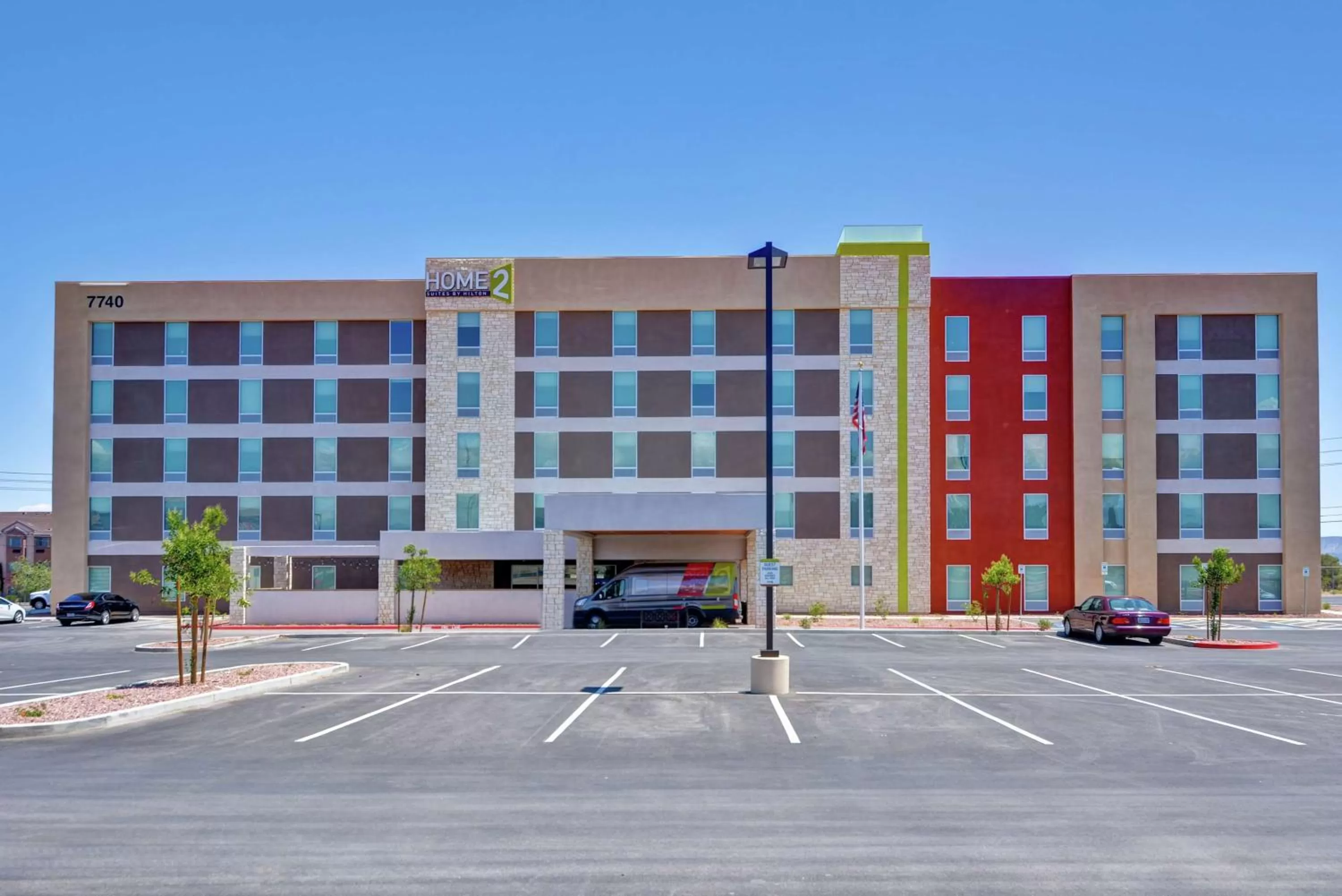 Property building in Home2 Suites By Hilton Las Vegas Strip South