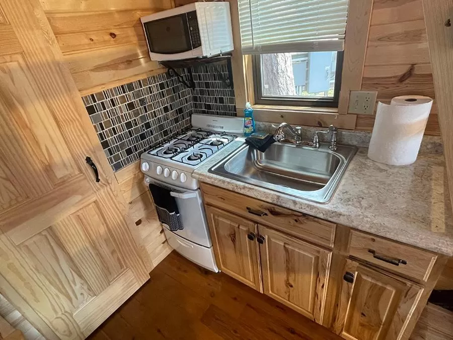Kitchen or kitchenette in Natura Treescape Resort
