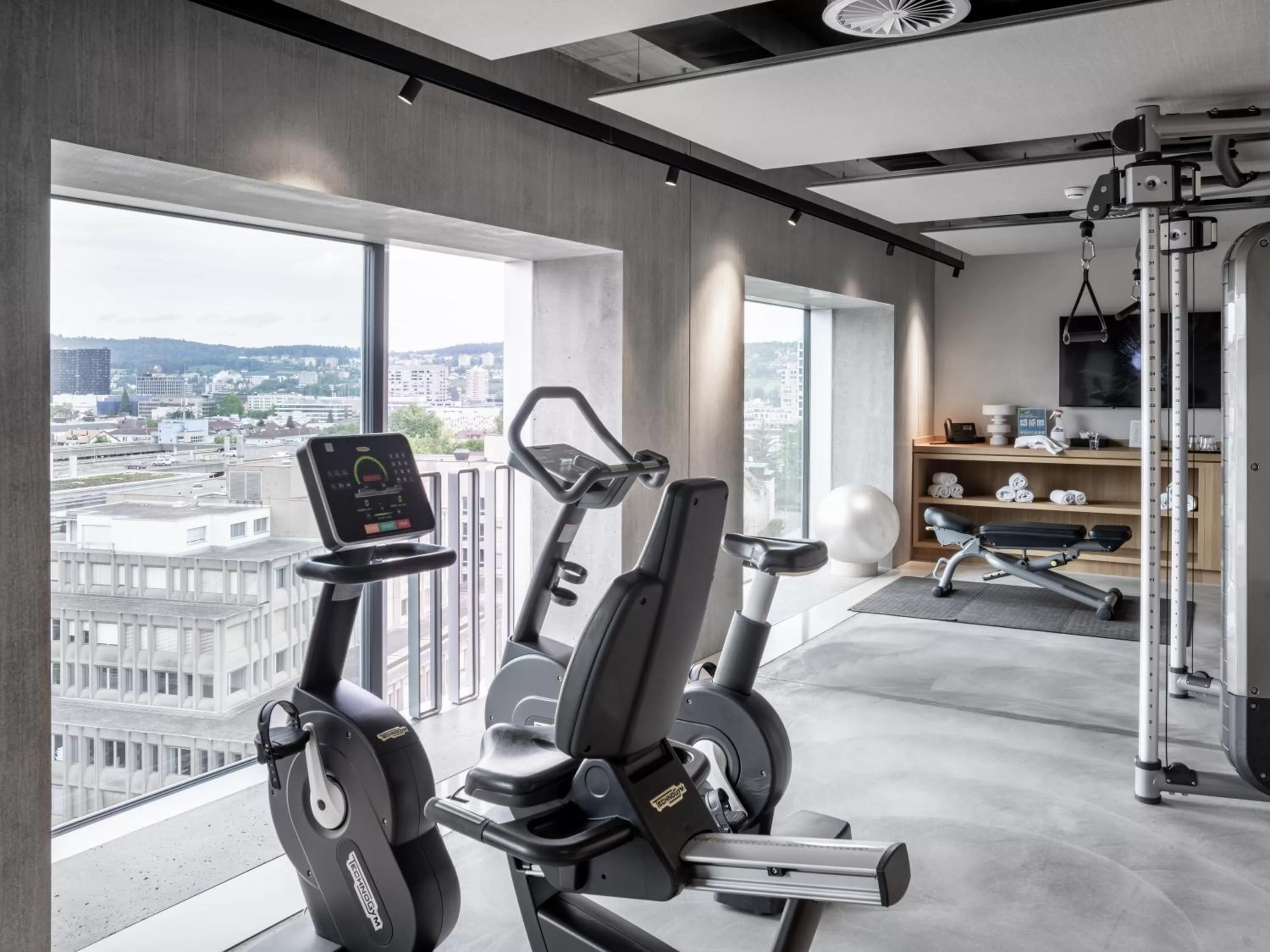 Fitness centre/facilities in Placid Hotel Design & Lifestyle Zurich