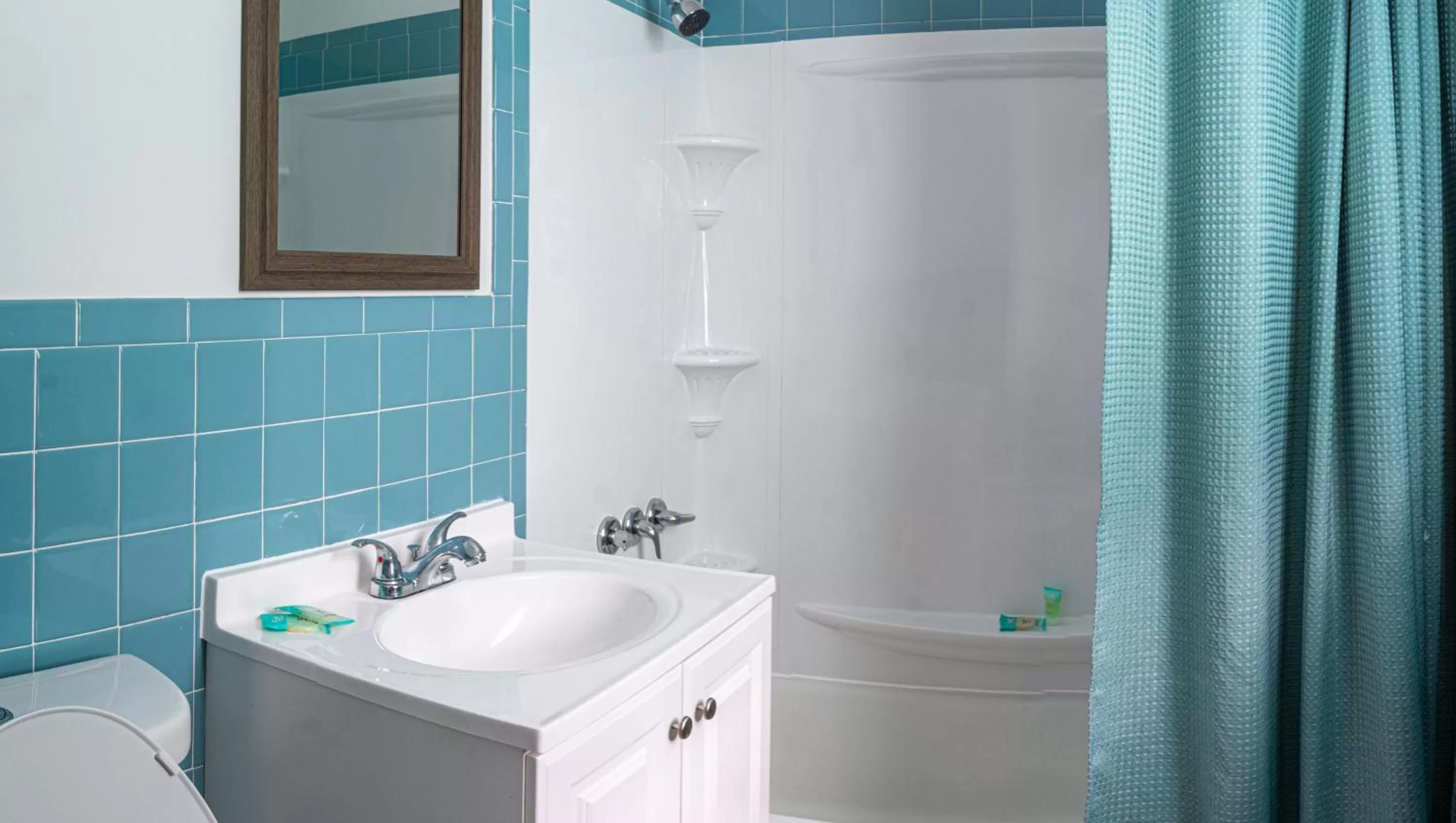 Bathroom in North Creek Lodge at Gore Mountain