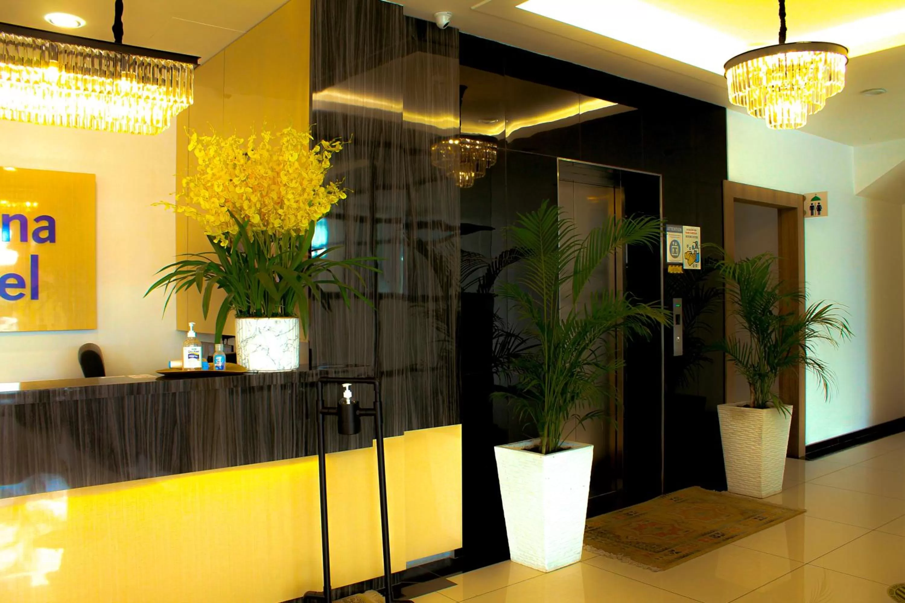elevator, Lobby/Reception in Savana Hotel & Serviced Apartments
