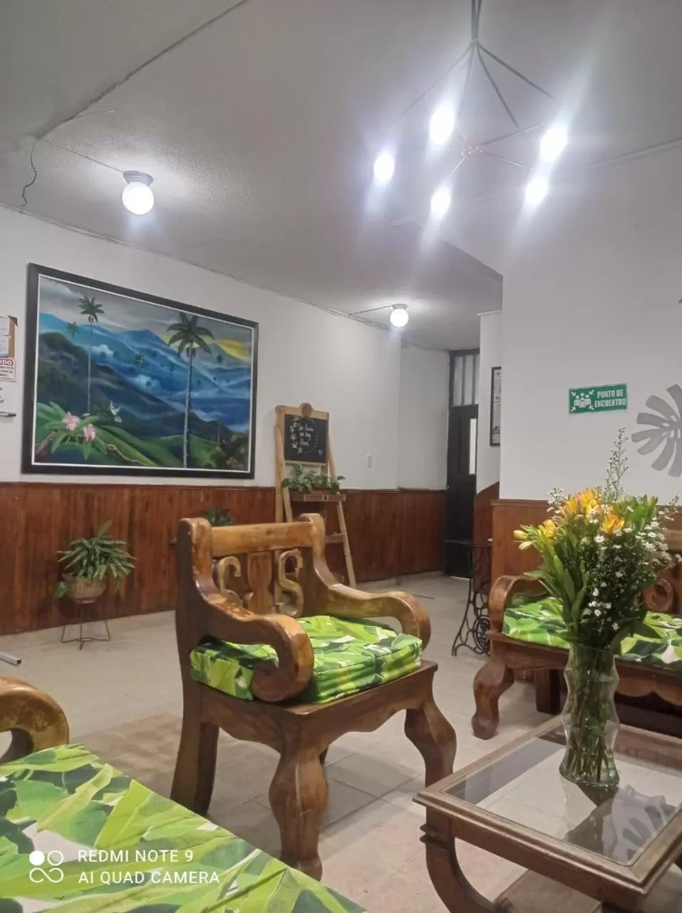 Lobby or reception in Hotel Plaza Calarcá