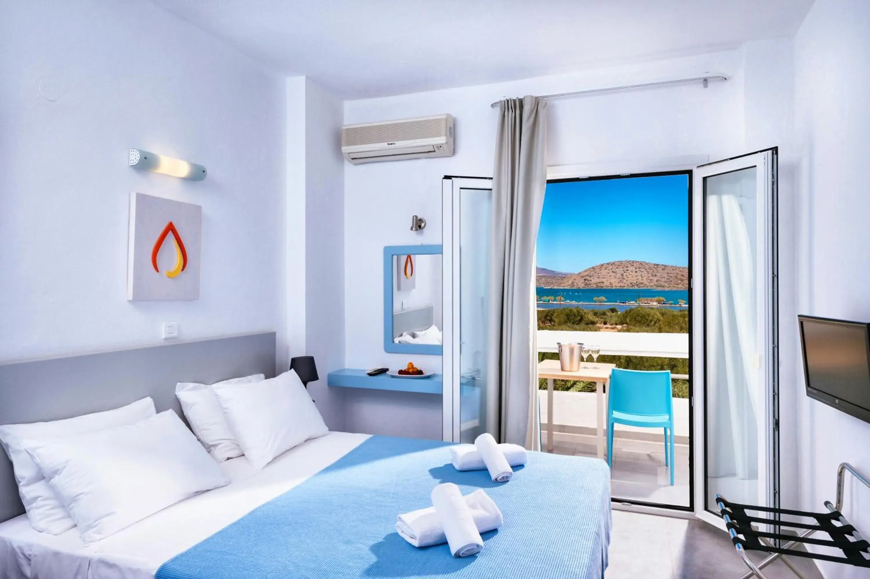 Classic Room with Sea View in Elounda Krini Hotel Classic Room with Sea View in Elounda Krini Hotel