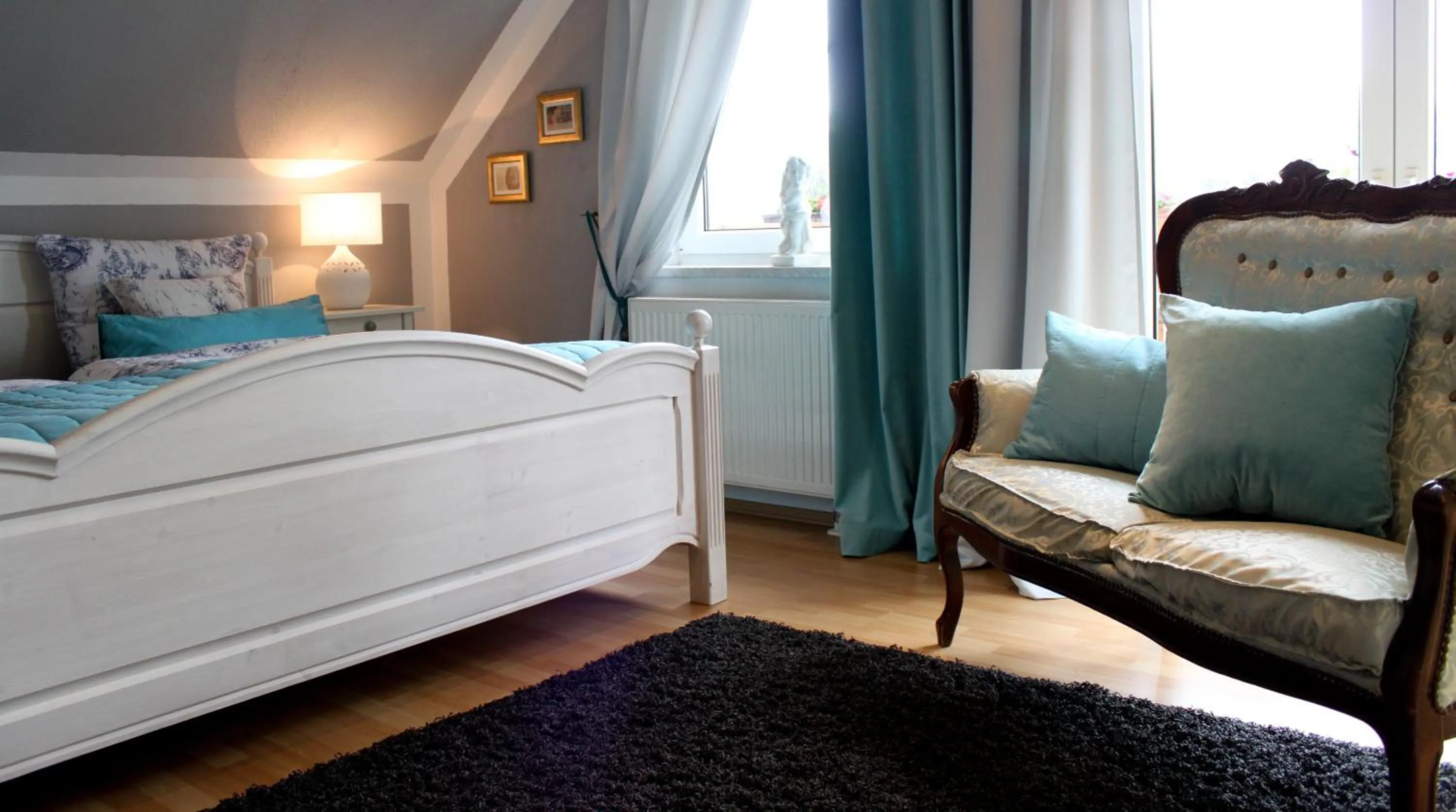 Photo of the whole room, Bed in Gästehaus Gebauer