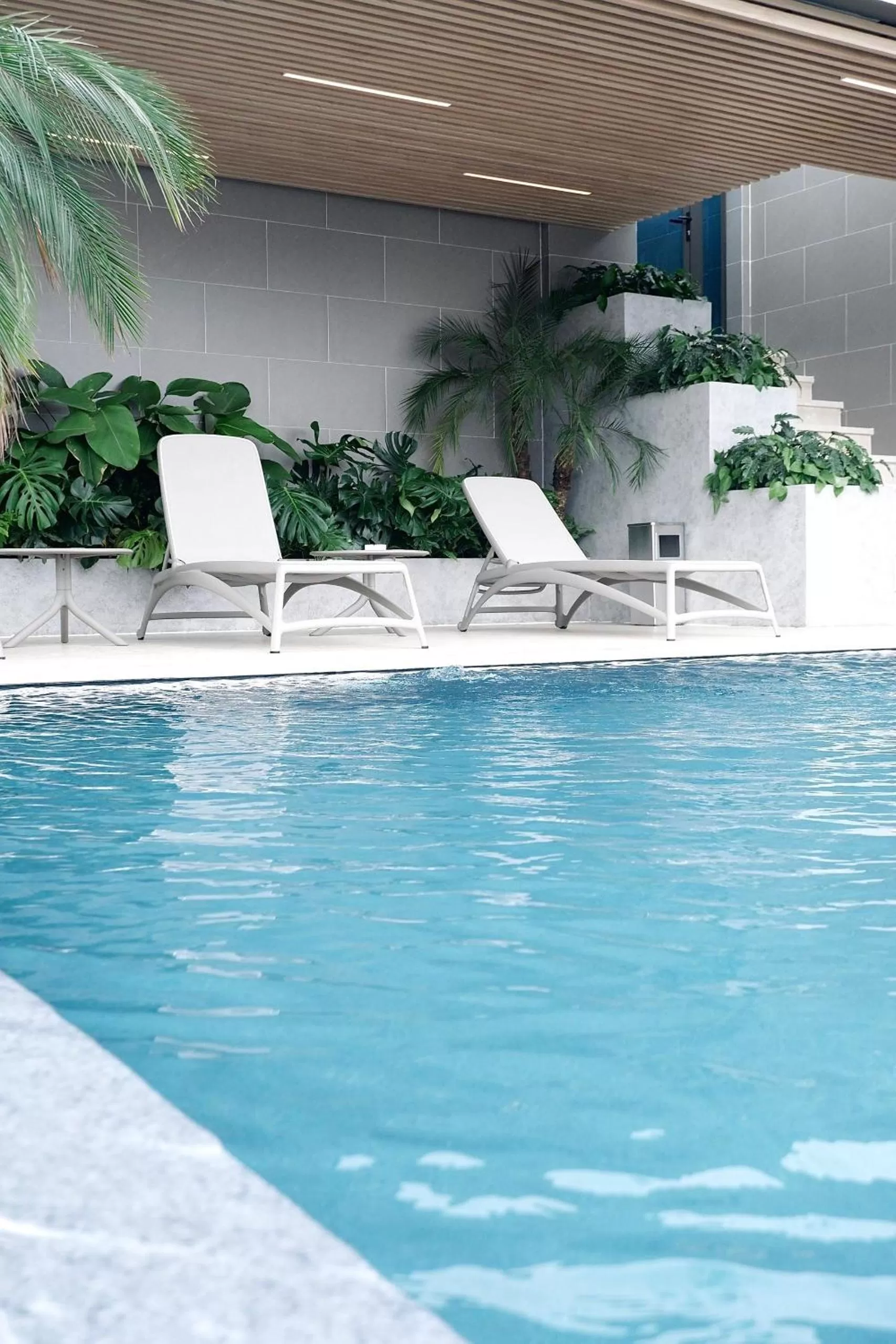 Pool view in D'Lecia Ha Long Hotel