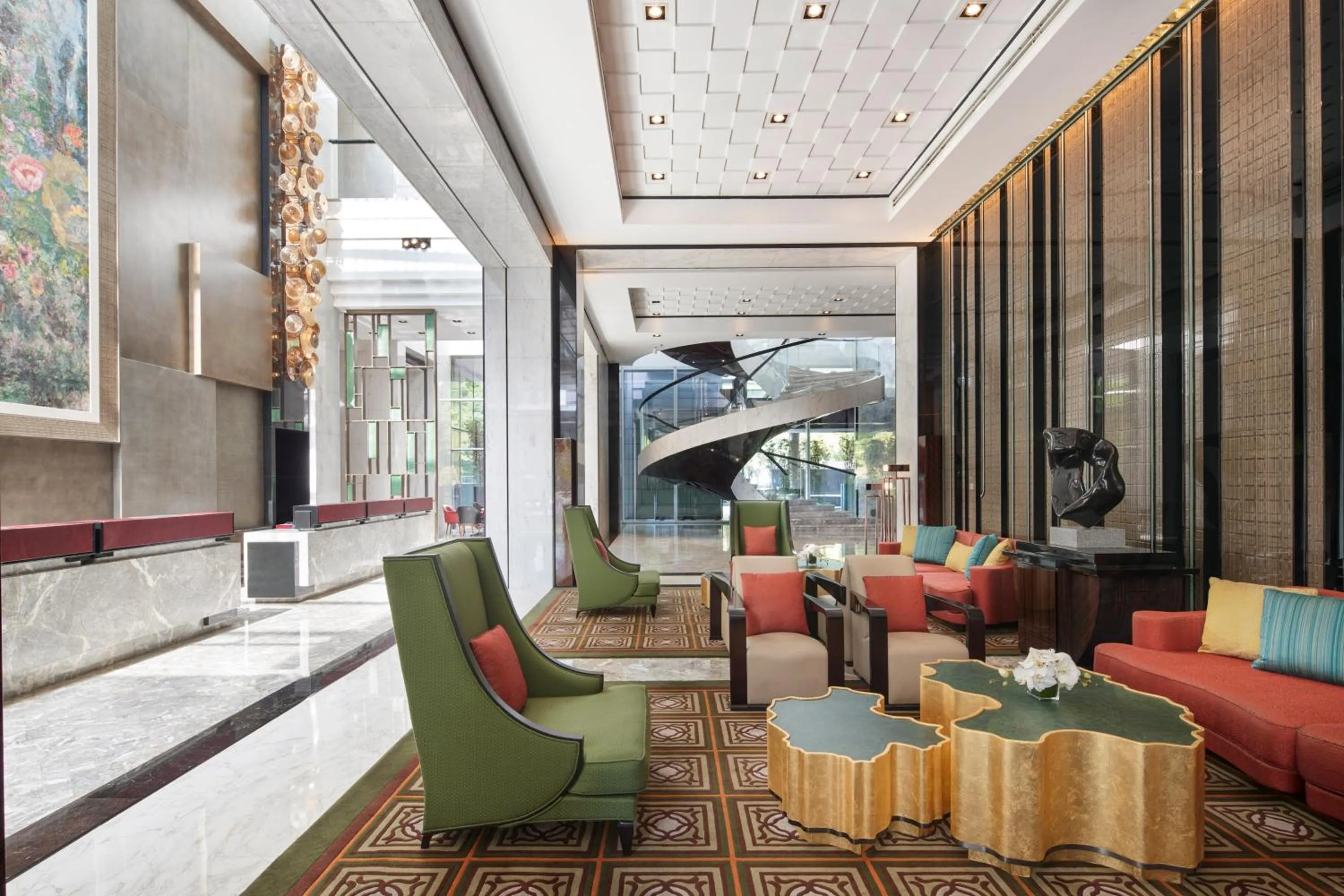 Seating area in Regent Shanghai Pudong