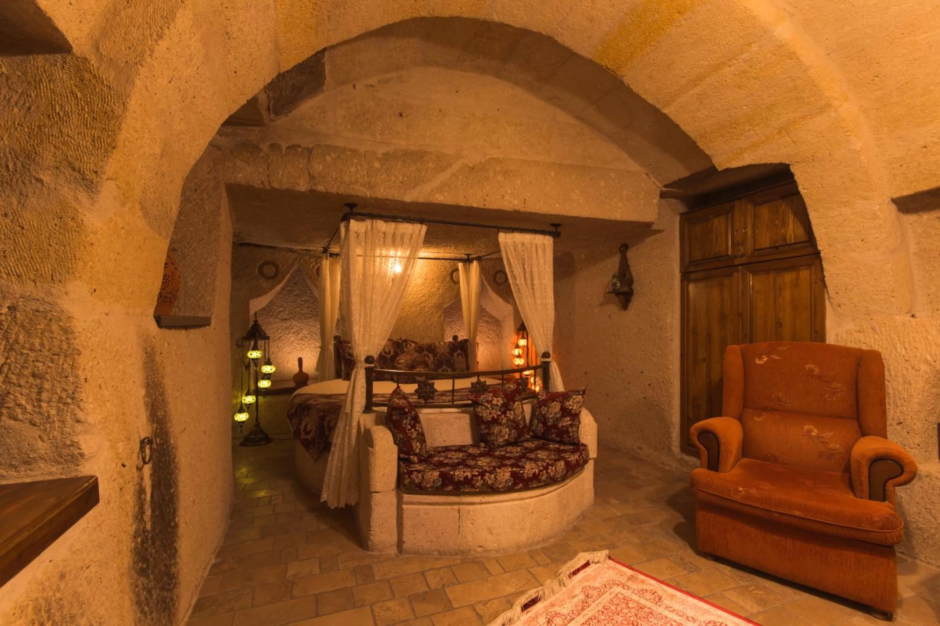 Bed in Adora Cave Suites -