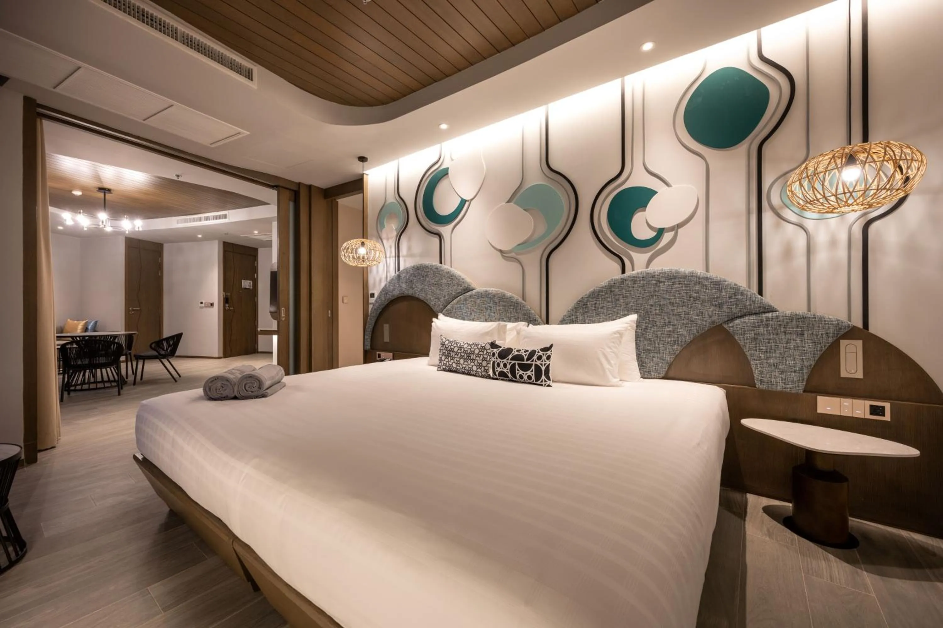 Bed in Metadee Concept Hotel