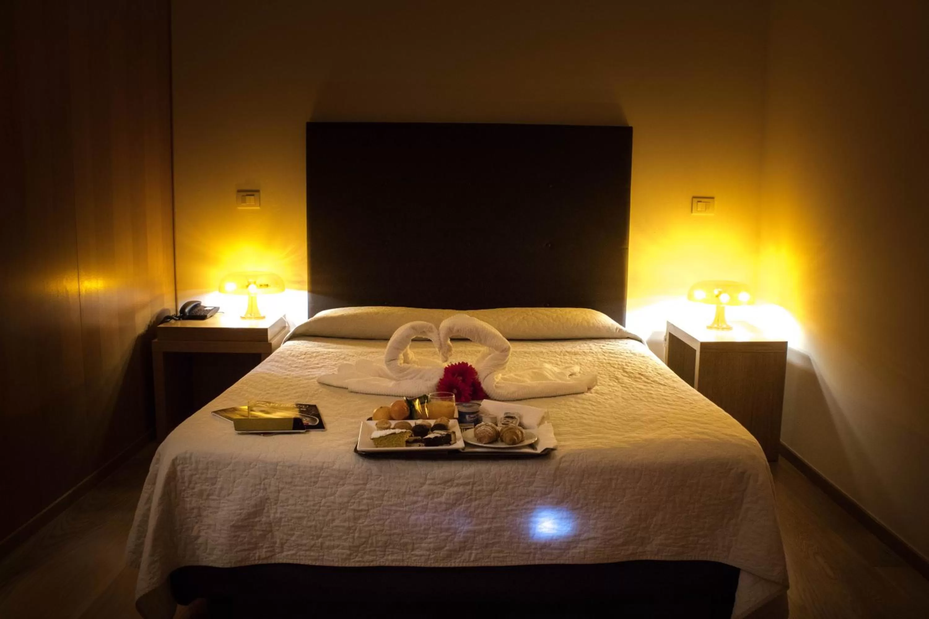 Bed in Le Querce Hotel