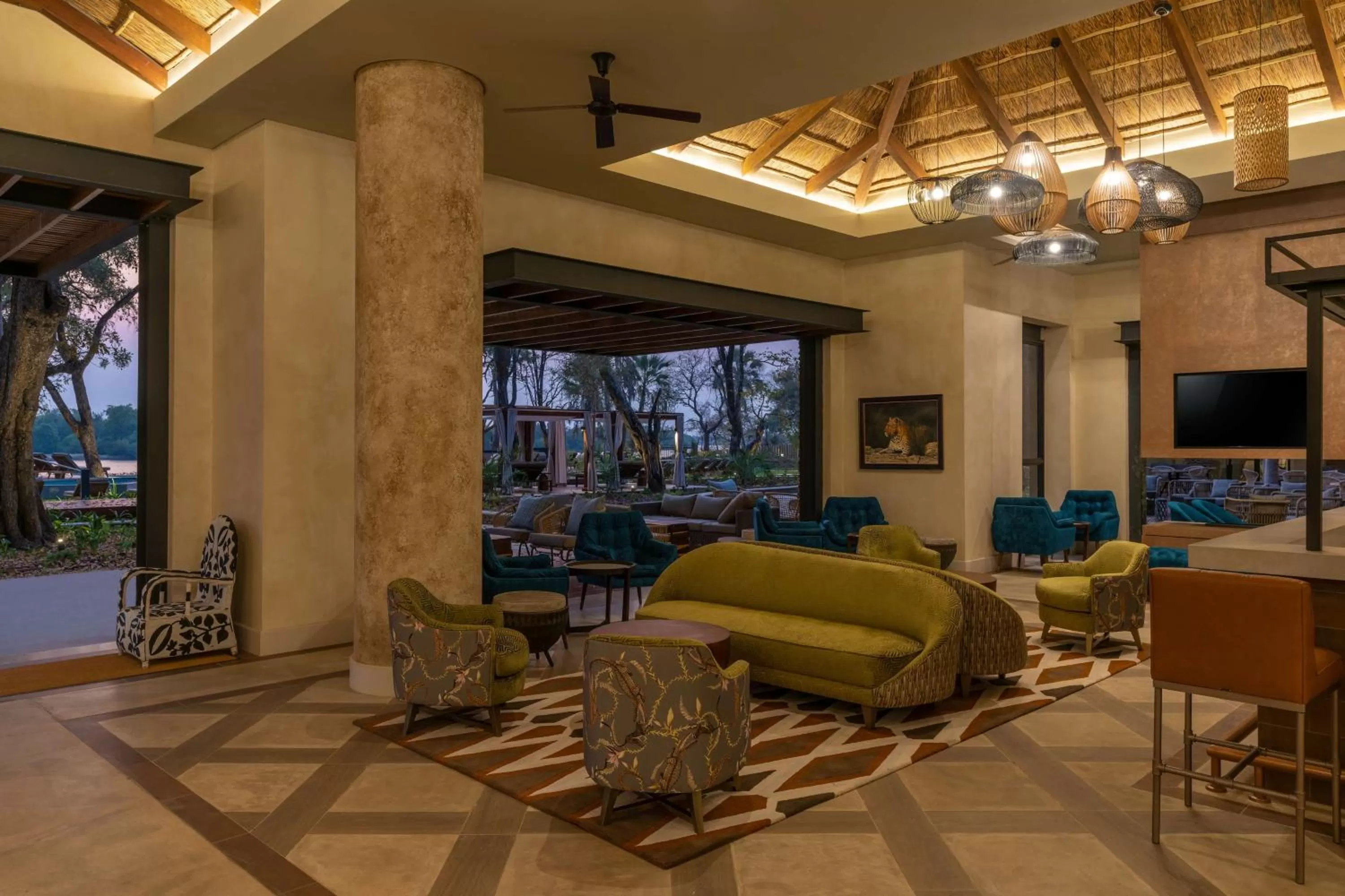 Restaurant/places to eat in Radisson Blu Mosi-oa-Tunya Livingstone Resort