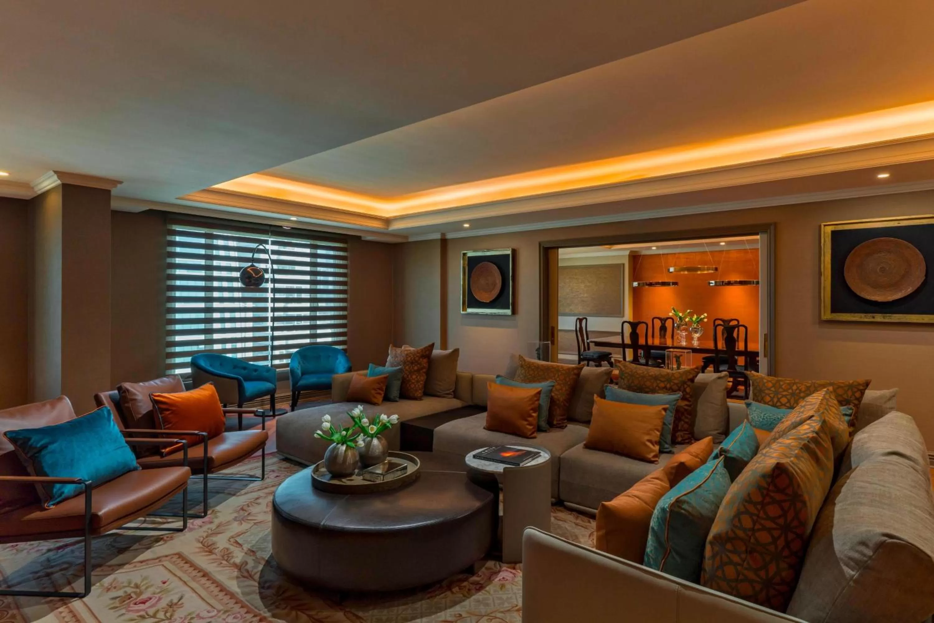 Living room in The Ritz-Carlton, Santiago